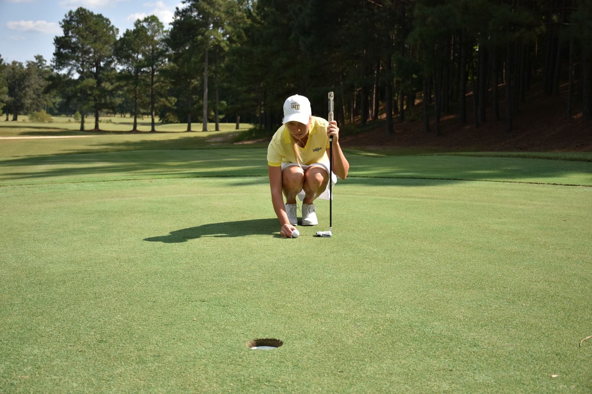 Marybeth Gainer stage tee shot