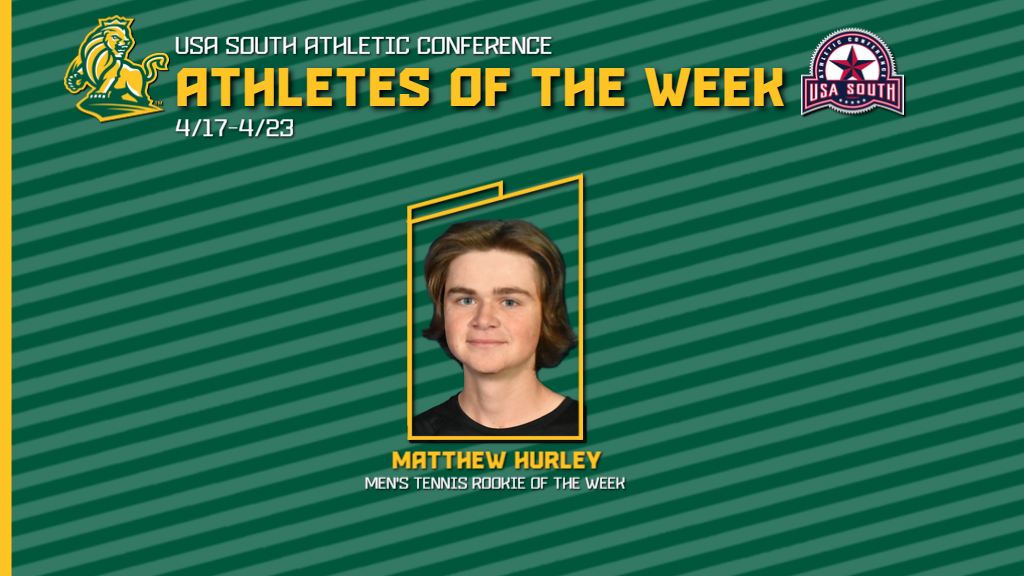 Hurley Named Men’s Tennis Rookie of the Week Methodist University