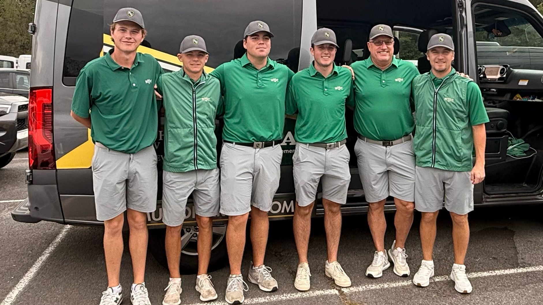 Men's golf B team after Chick-Fil-A Invitational