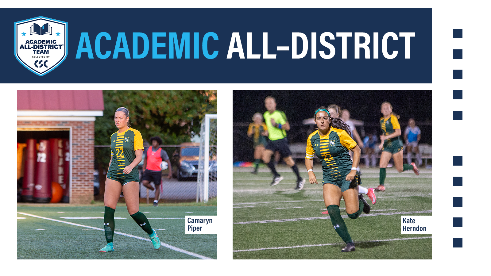 Women's Soccer Academic All-District 2025