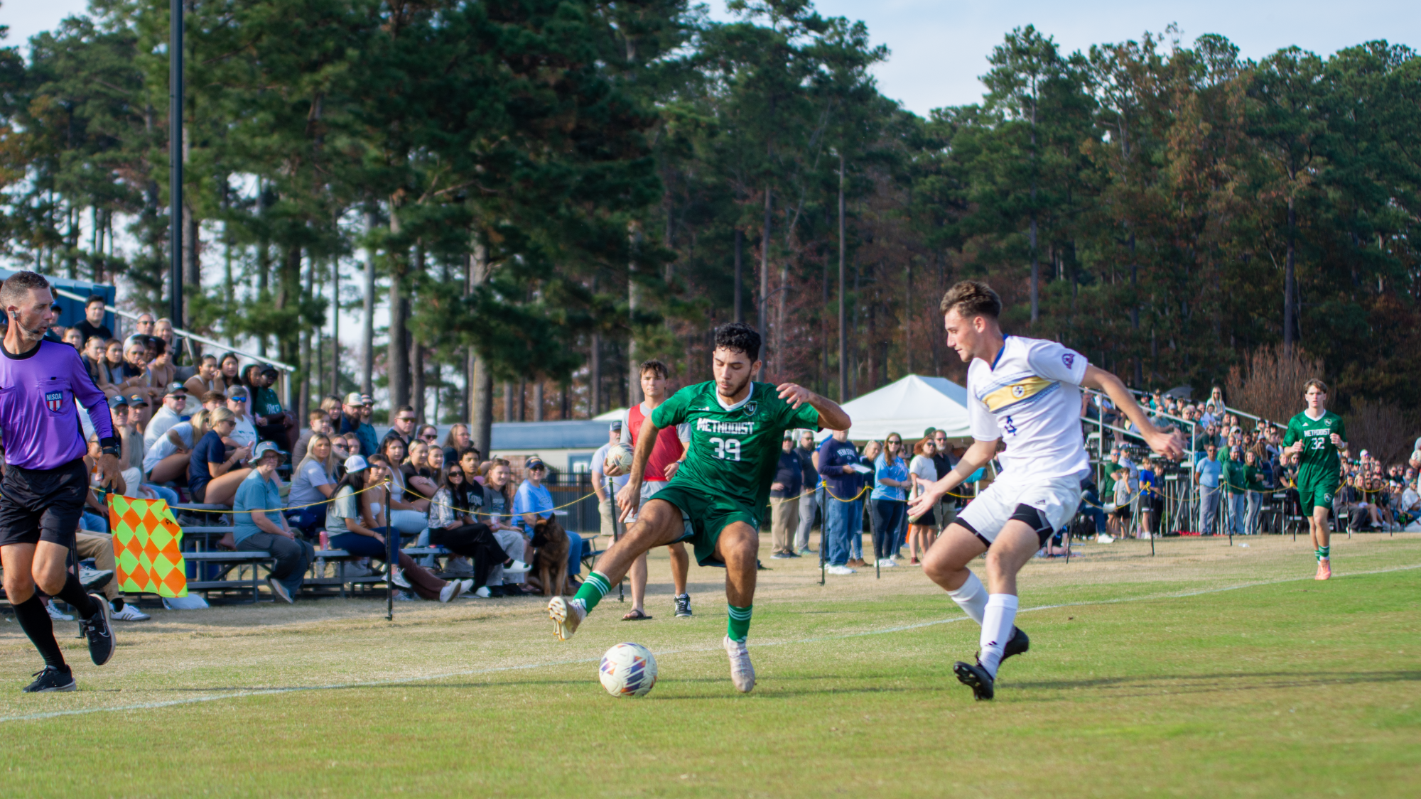 Angel Alarcon with ball in USA South Championship