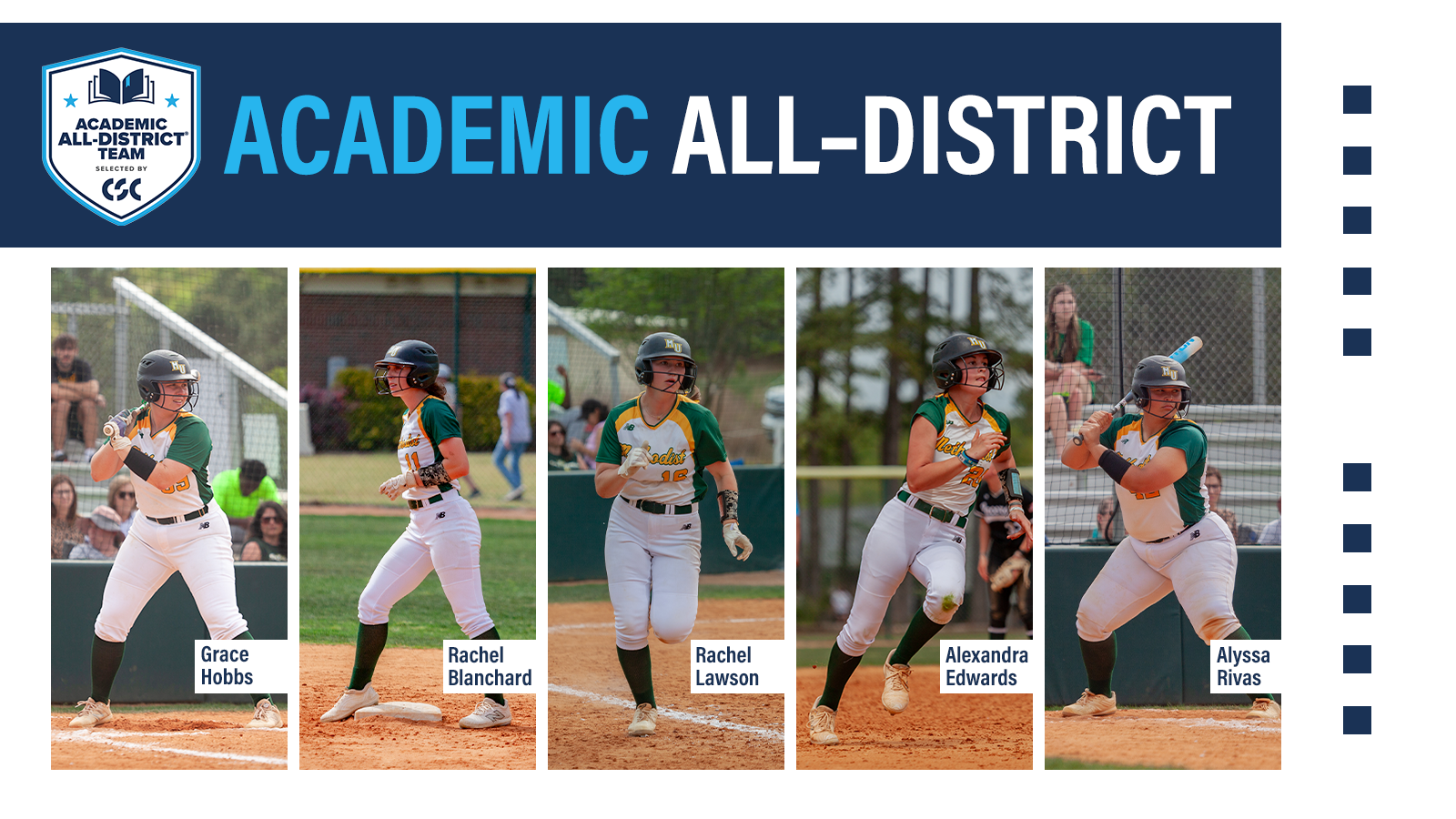 2025 Softball Academic All-District