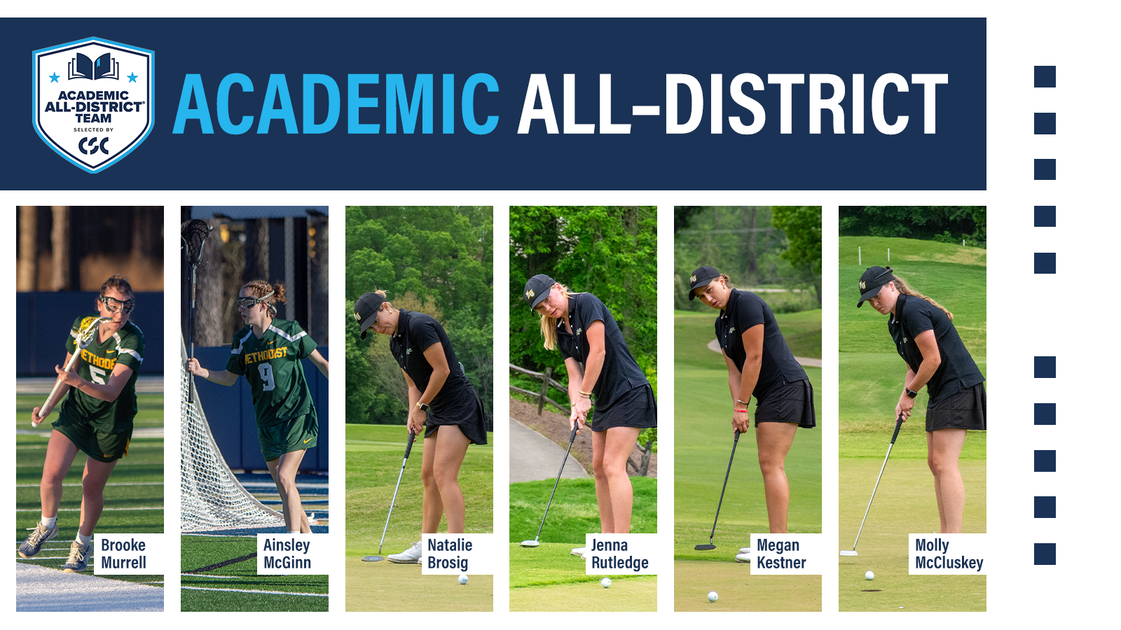 2025 Academic All–District at-large women