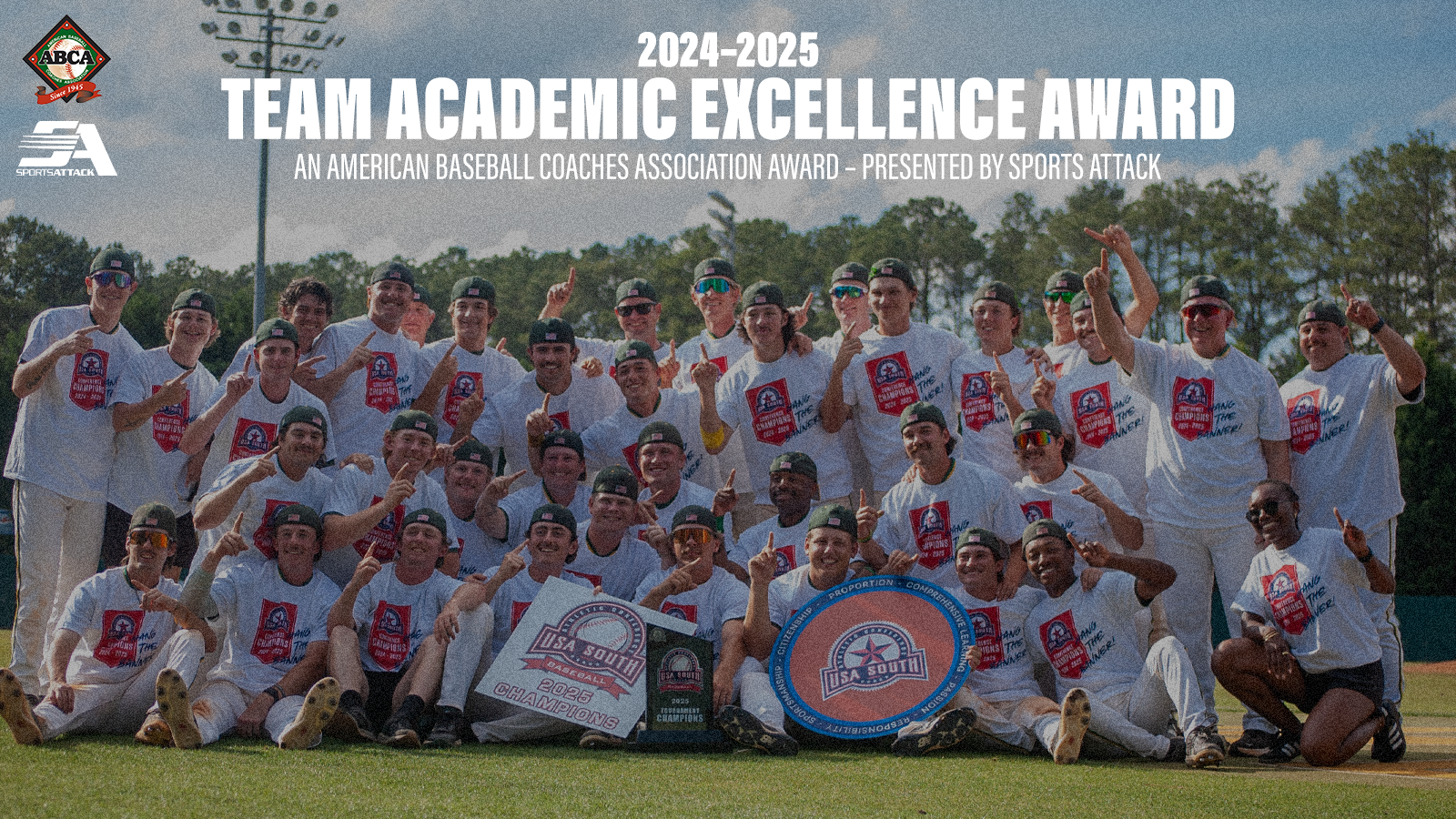 2024-2025 baseball team academic excellence award