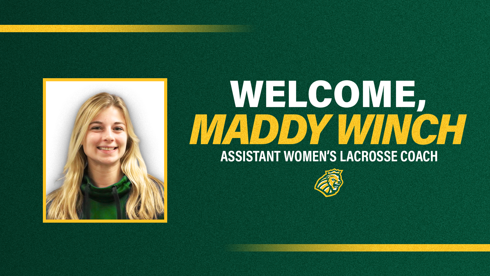 Maddy Winch announcement