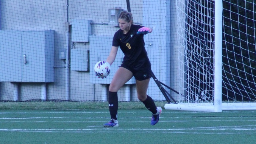 Ferguson in goal, at Pfeiffer (10.6.26)