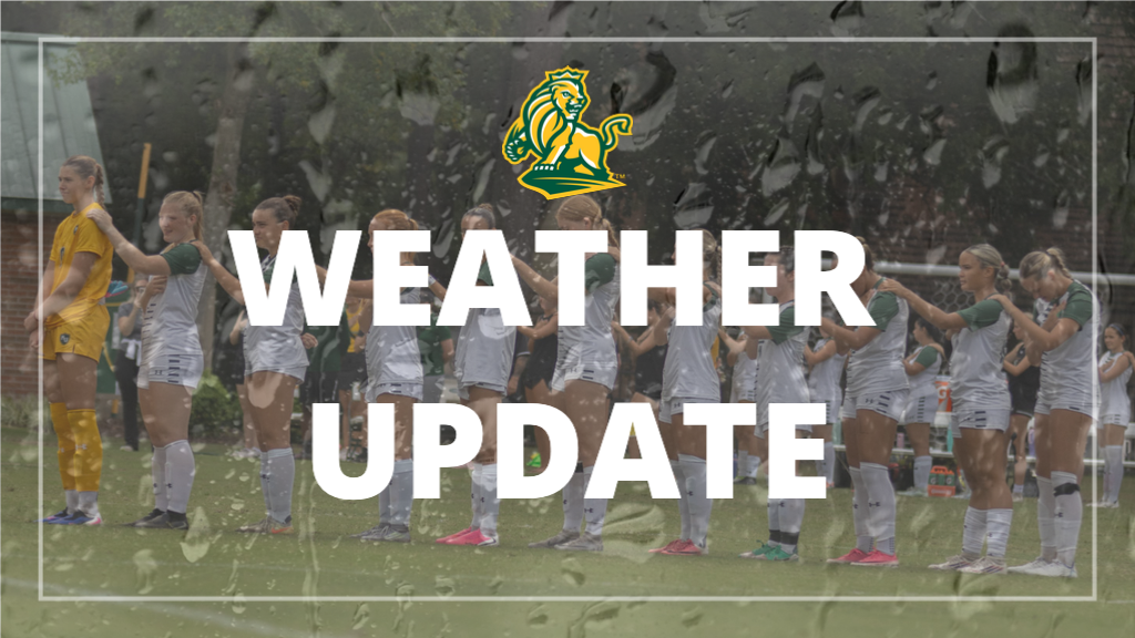 Women's Soccer weather update