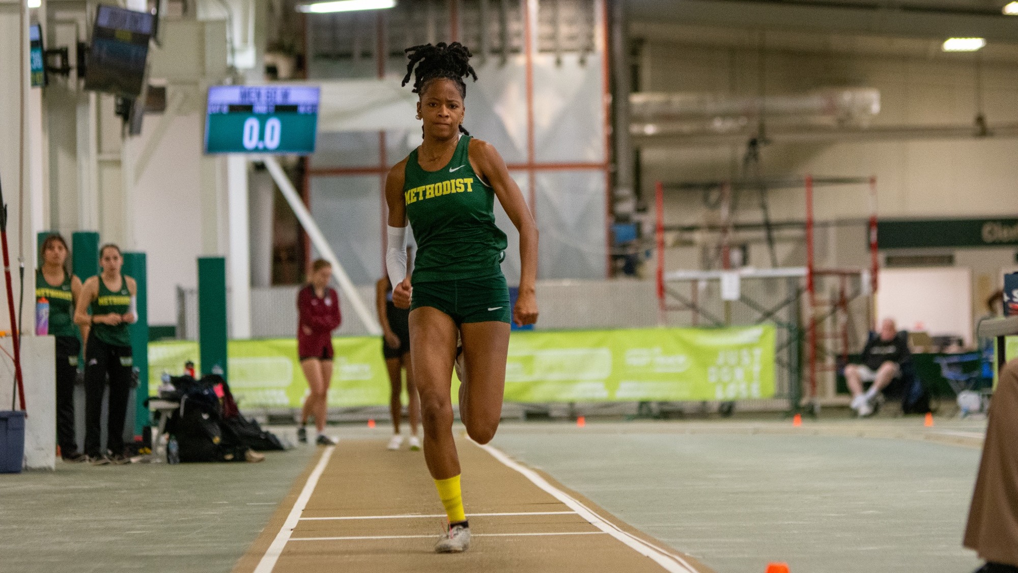 Treazure Rosario Watson long jump runway