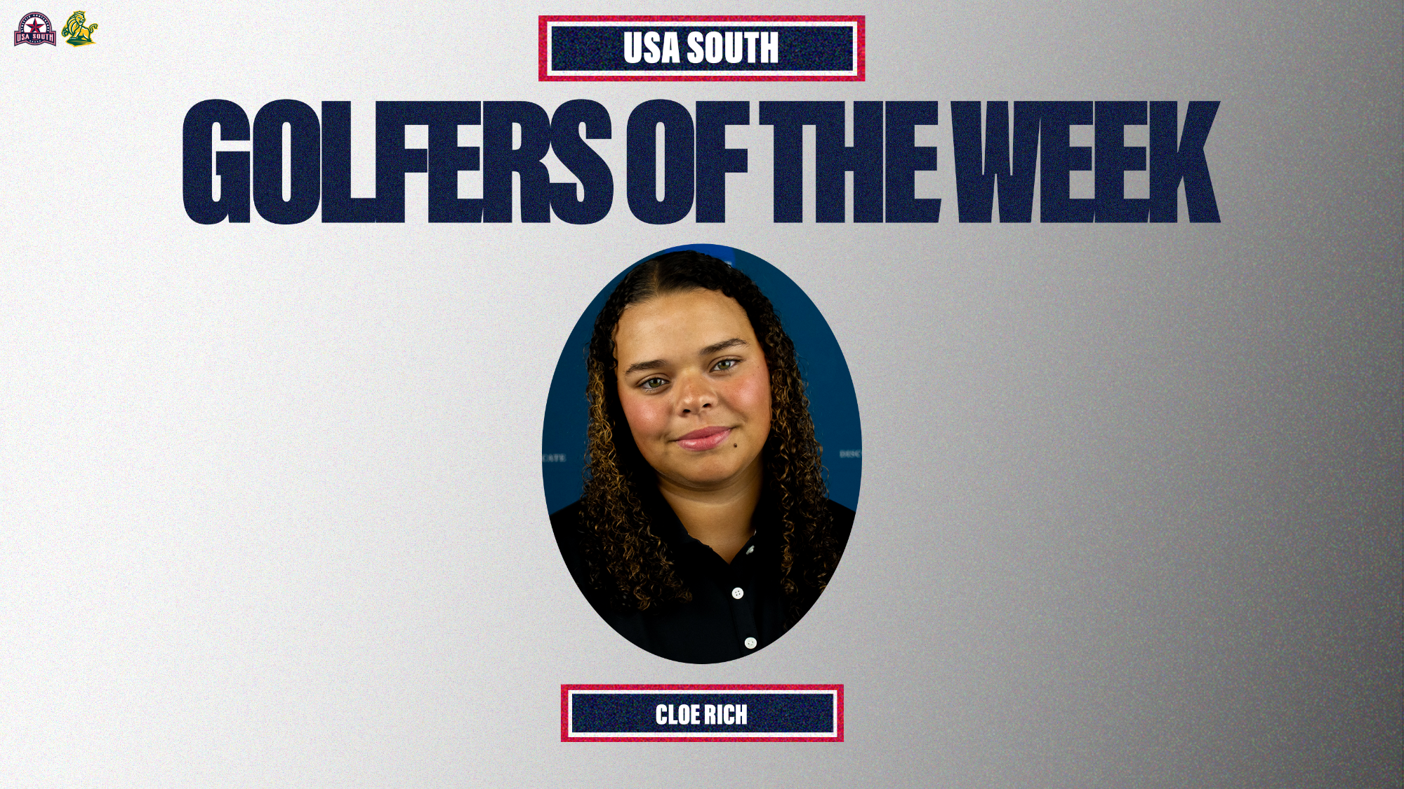 Cloe Rich USA South golfer of the week 2/25/26