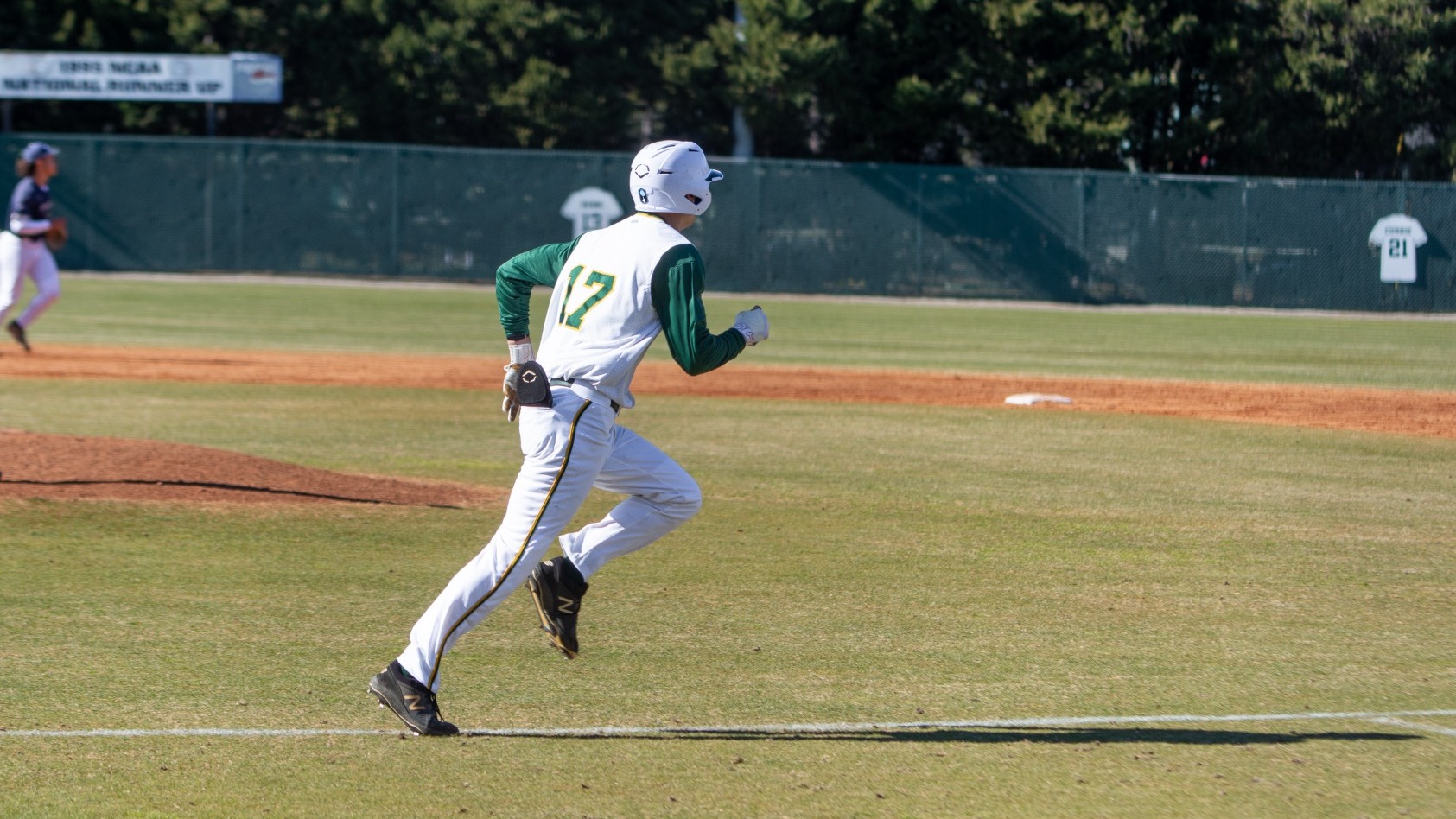 Austin Rinzel running to first
