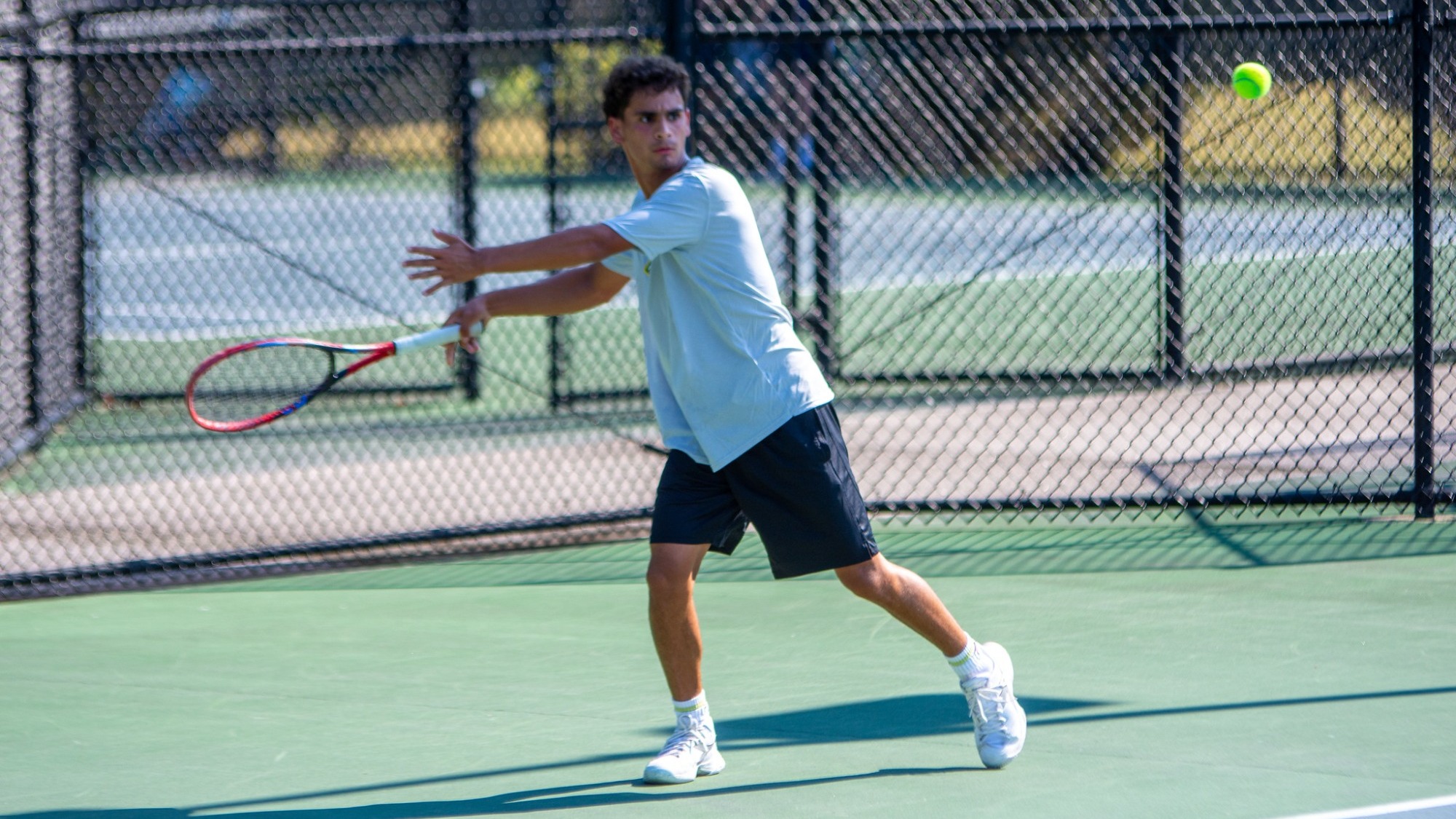 Caio Lira playing during the MU Fall Invitational