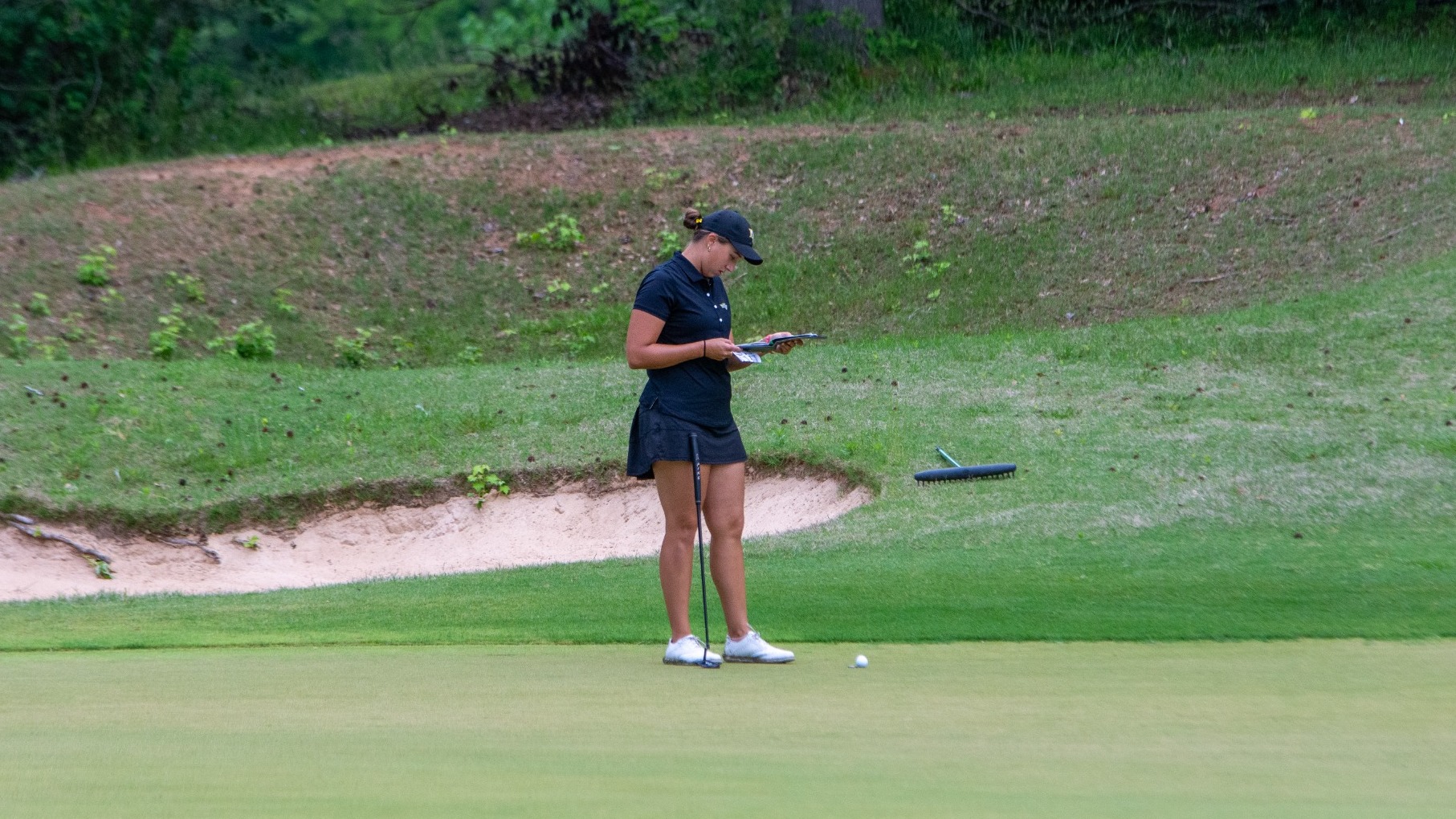 Megan Kestner reading green chart