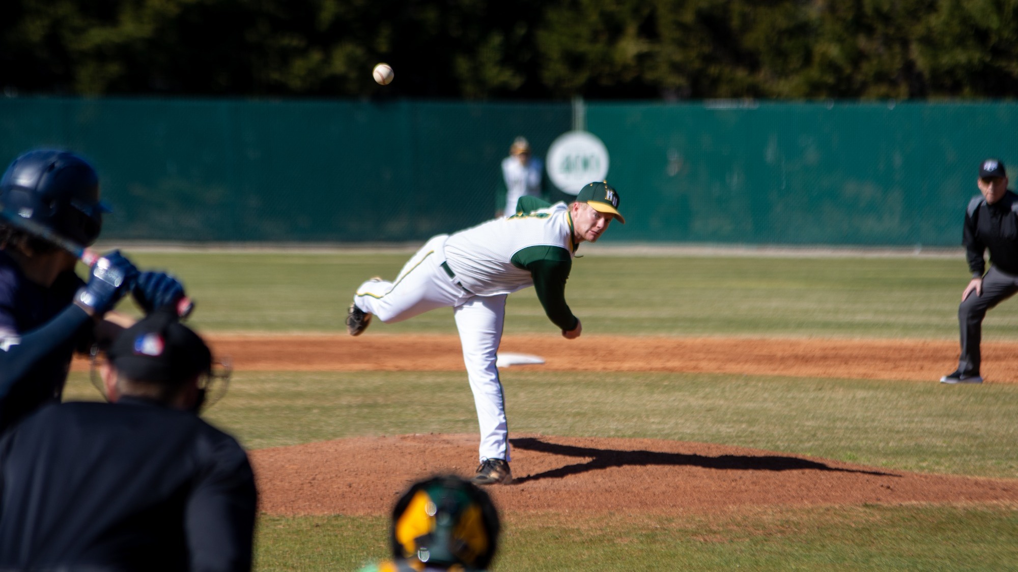 Jackson Kuhn pitching straight on
