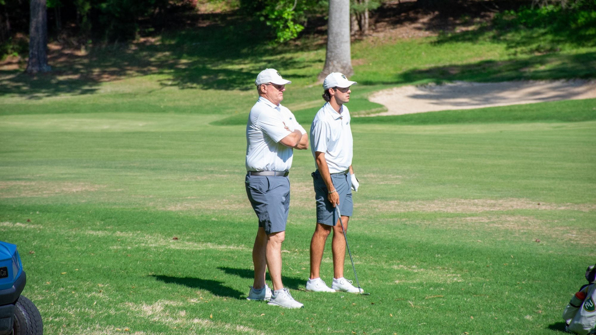 Steve Conley analyzing with Beau Brewer