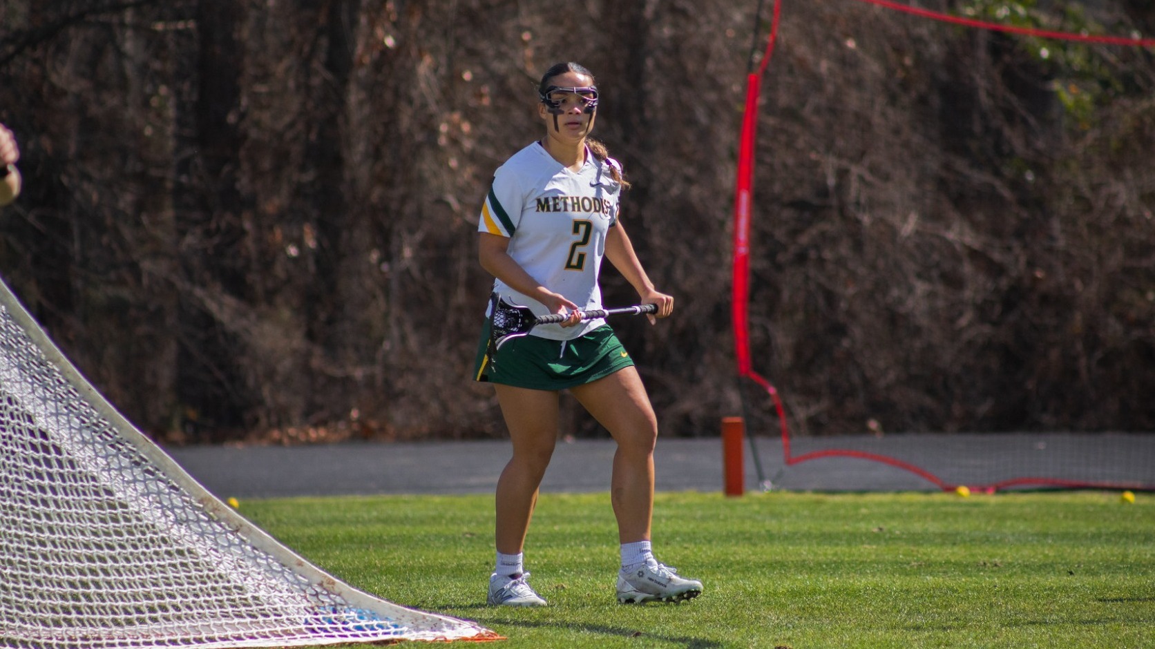 Allye Carter on defense at home