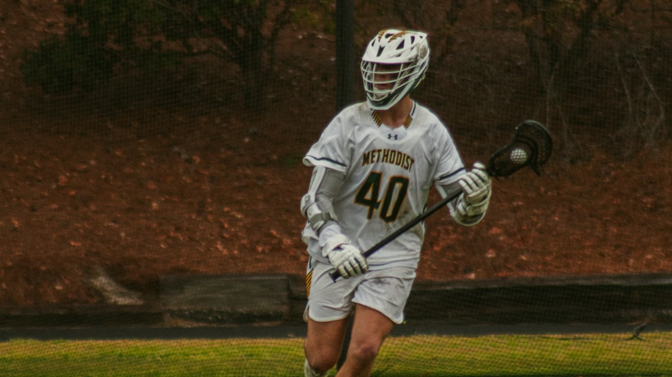 Jay Legg ball in stick versus Marymount