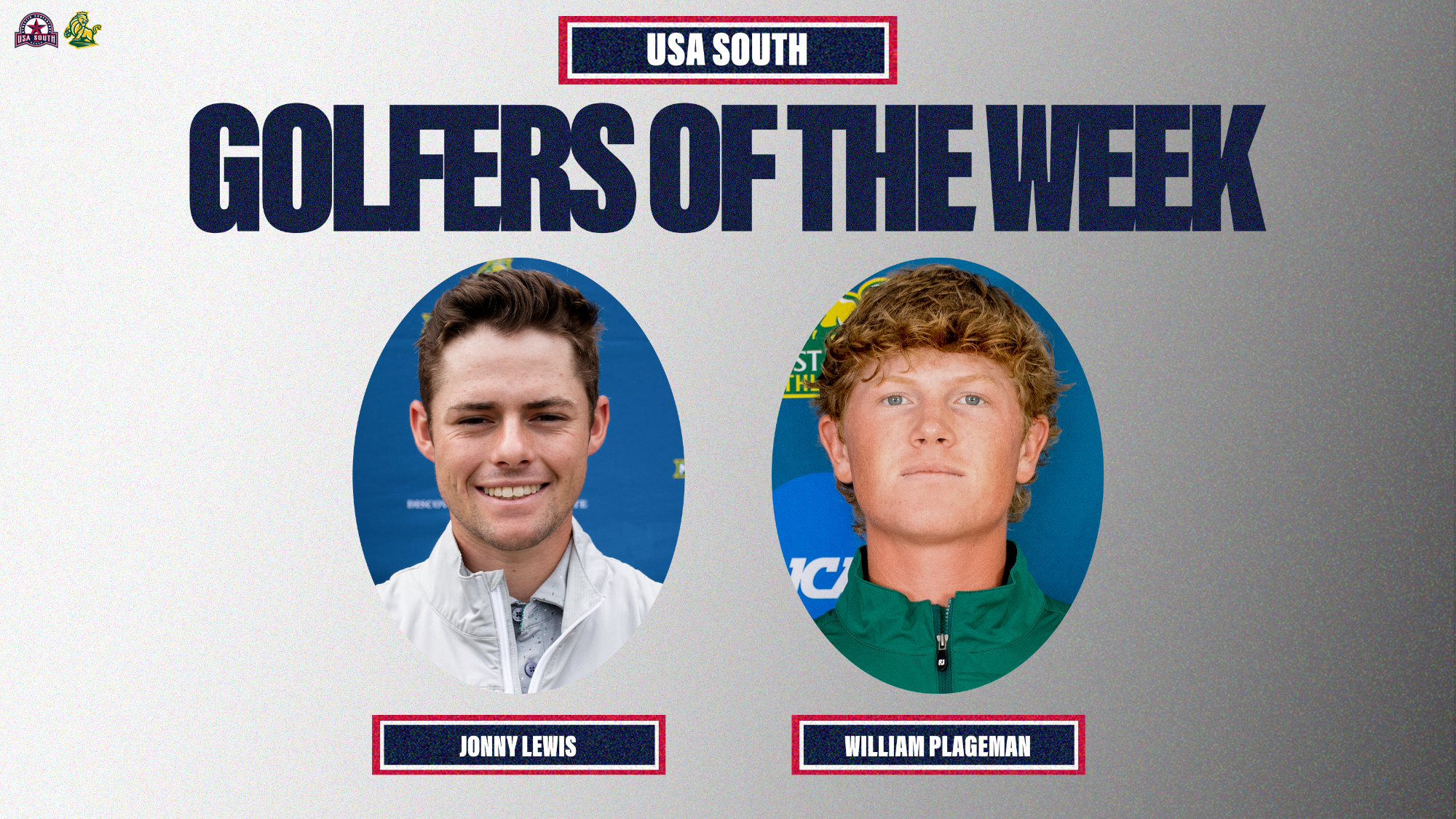 USA South Golfers of the Week 3-4-26