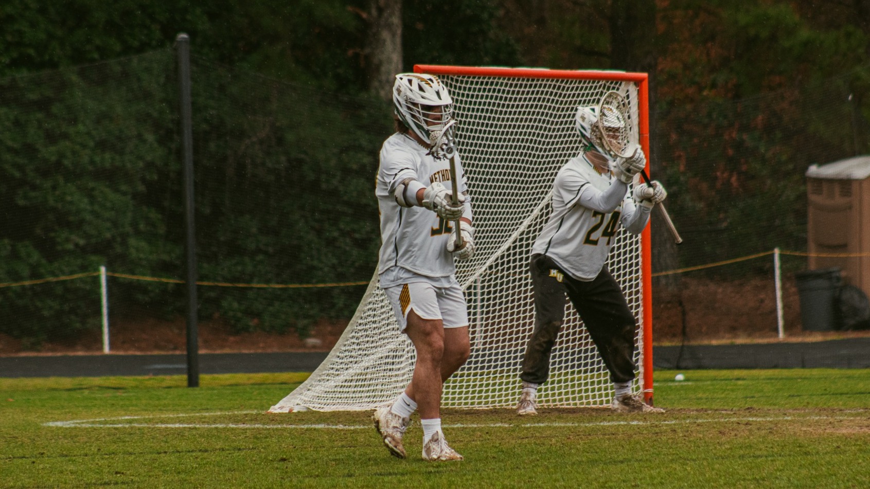 Mason Cary and Cole Rigsbee defense