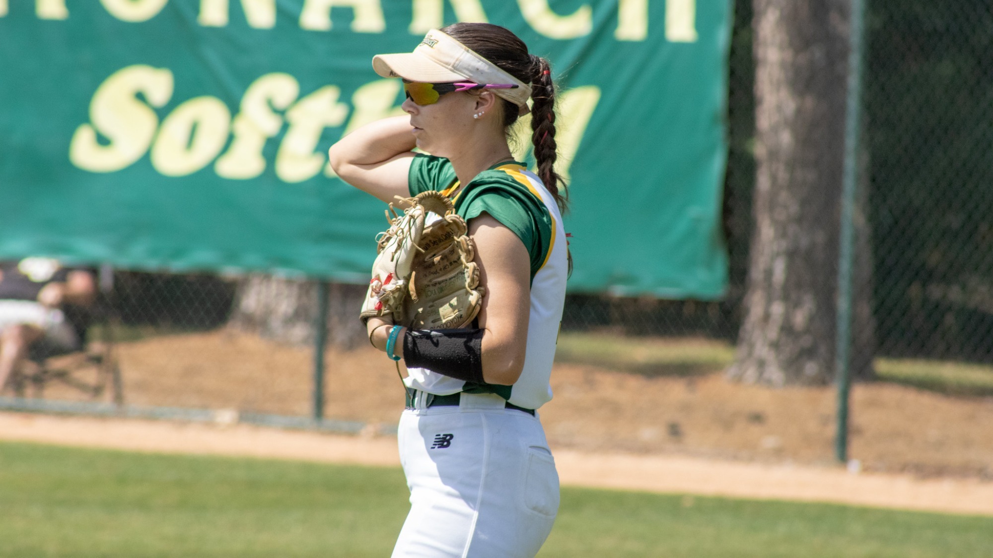Dakota Putman in the outfield