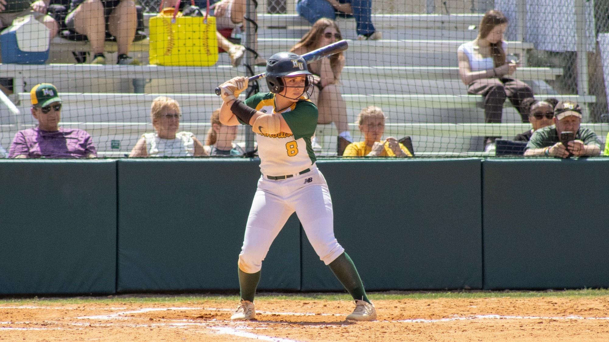 Haley Downes in the batter's box