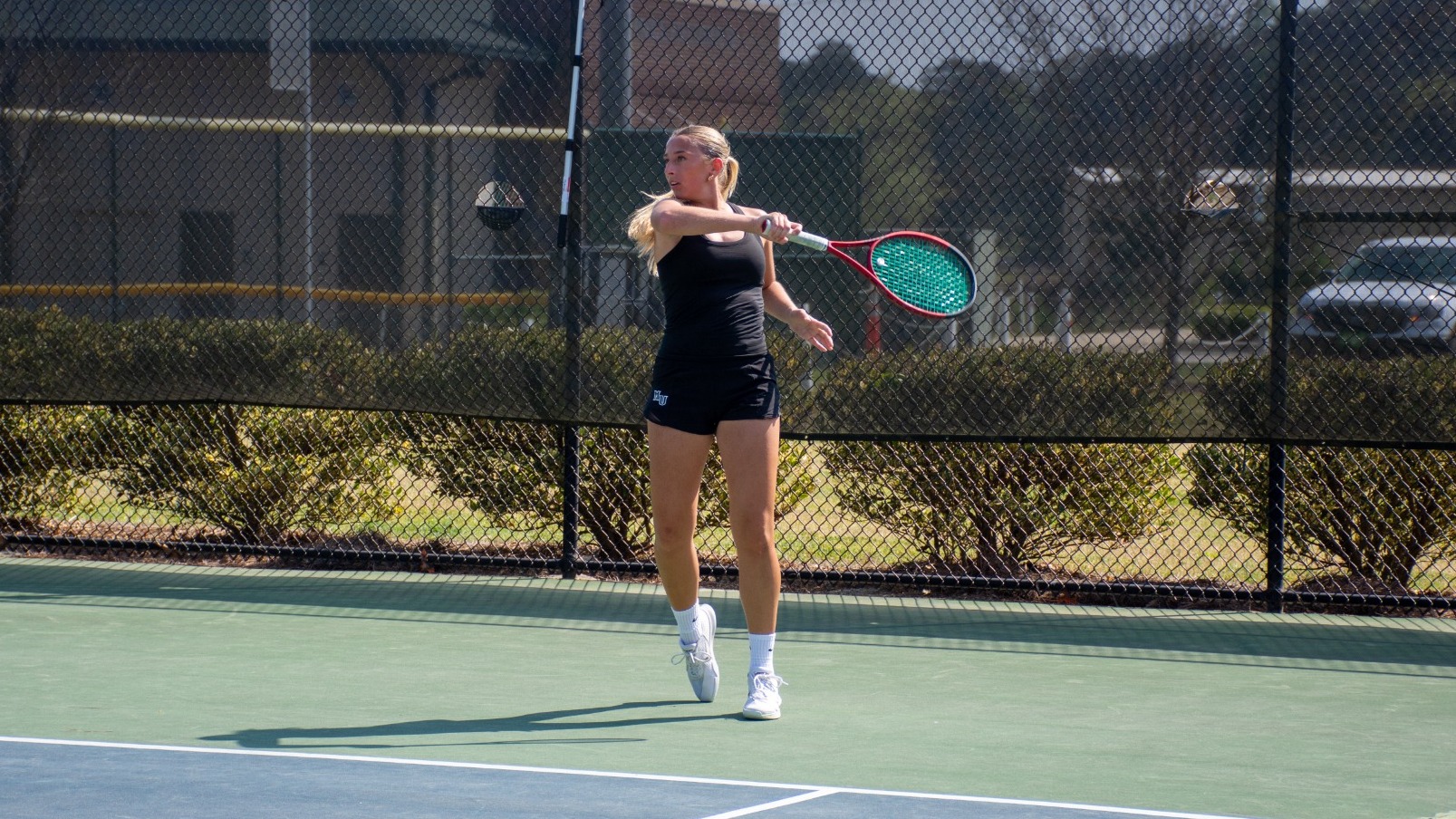 Helen Hofmann on the follow thru