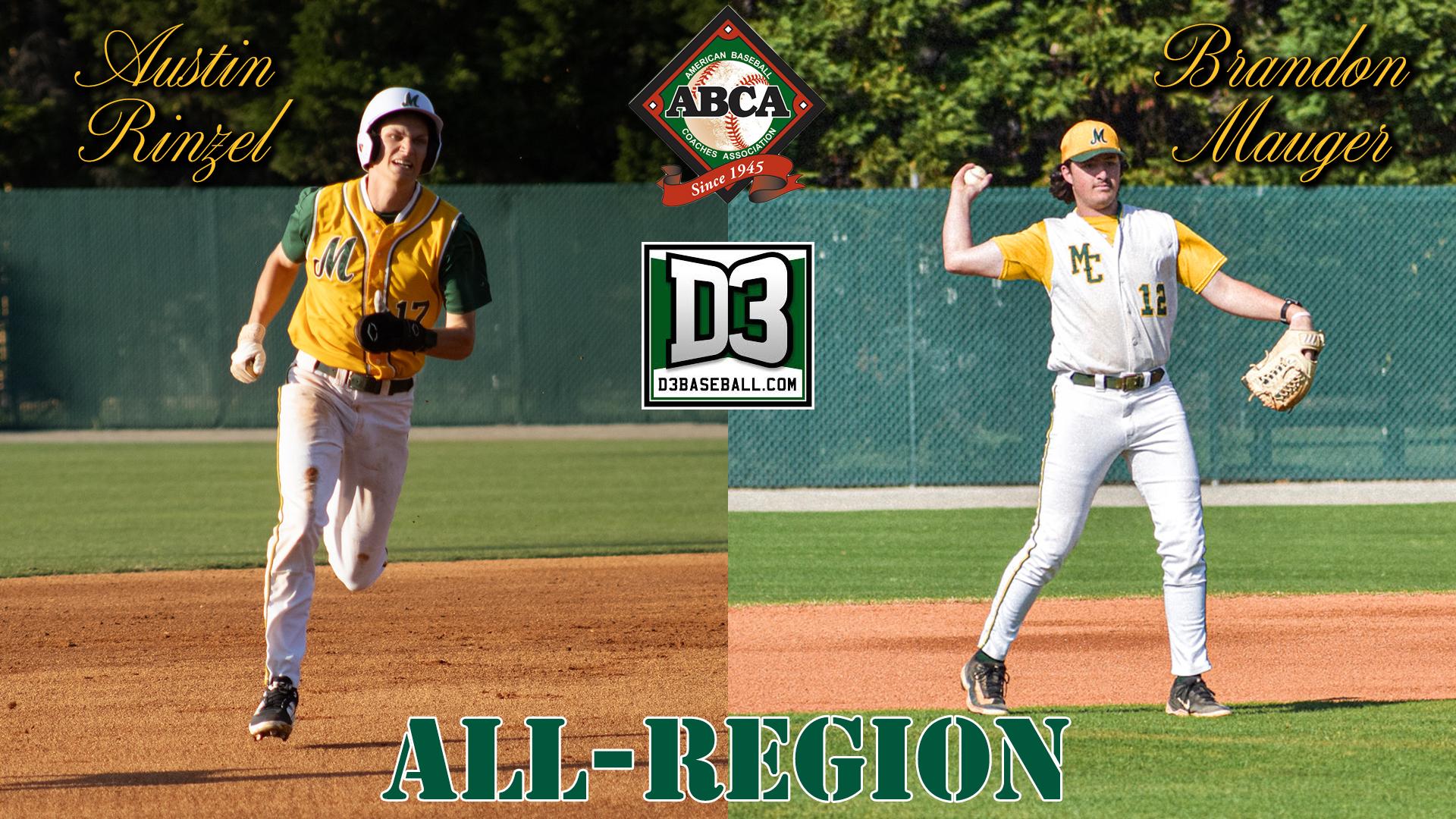 2026 Baseball All-Region Graphic