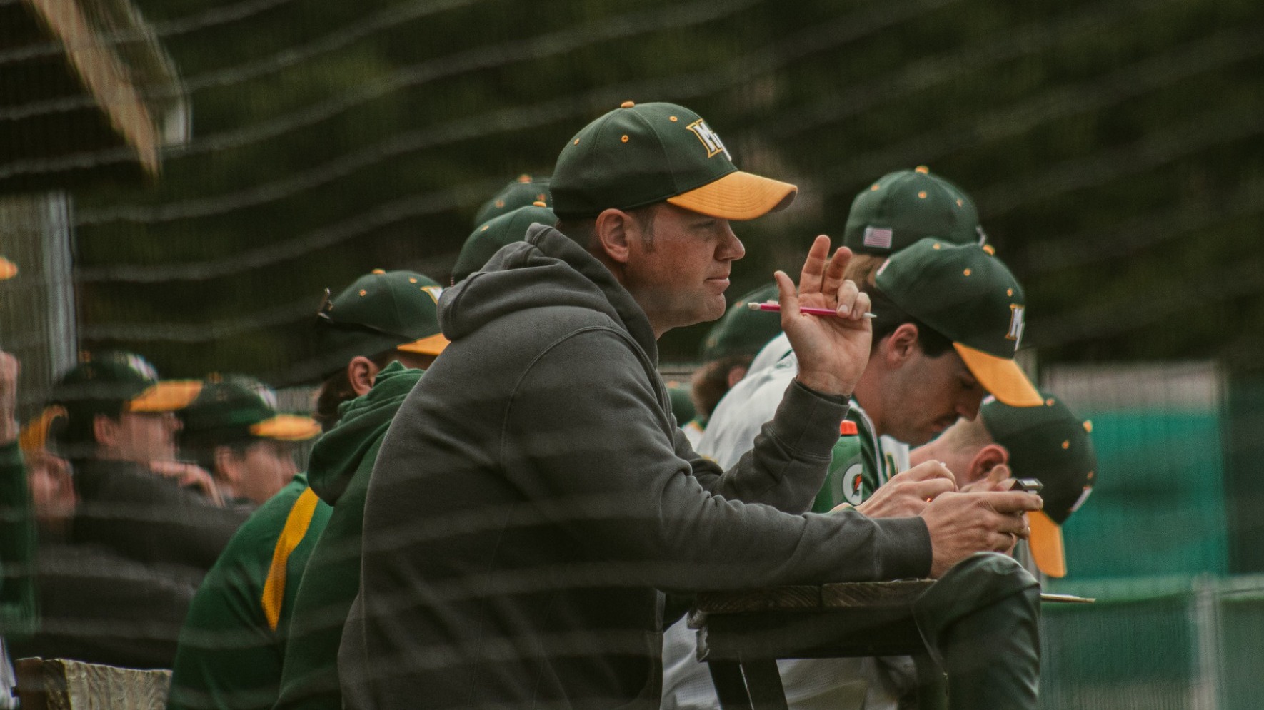 Spencer Martin at the helm during Hobart game