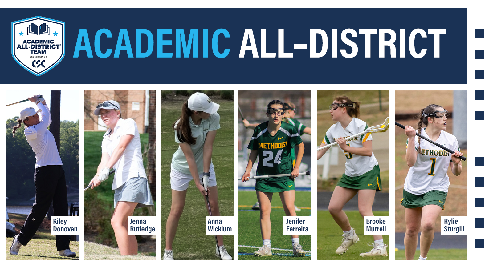 2025-26 CSC Women's At-Large All-District graphic