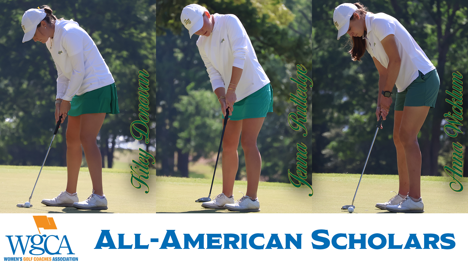 2025-26 WGCA All-American Scholars graphic