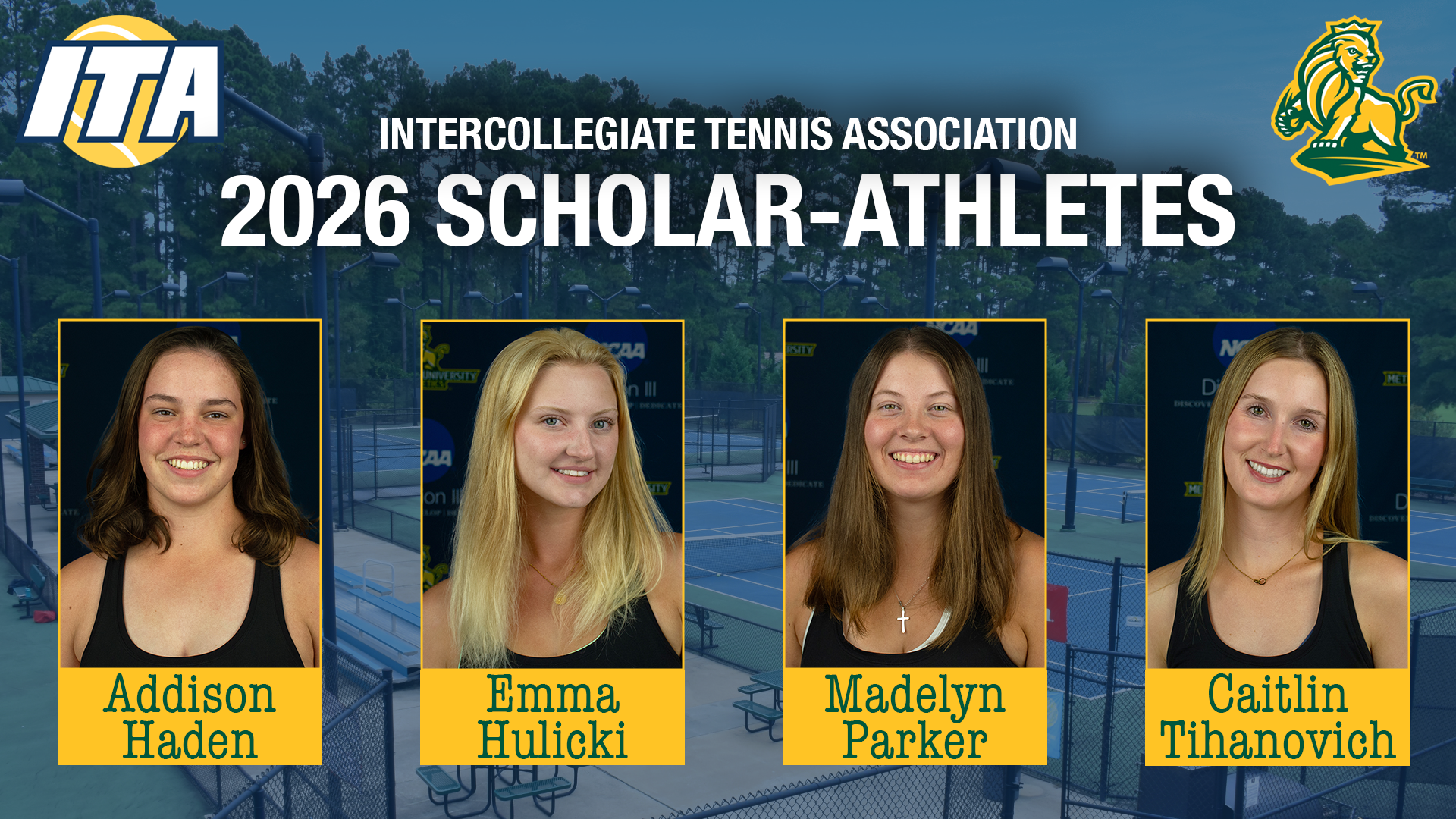 2026 ITA Women's Scholar-Athlete Graphic