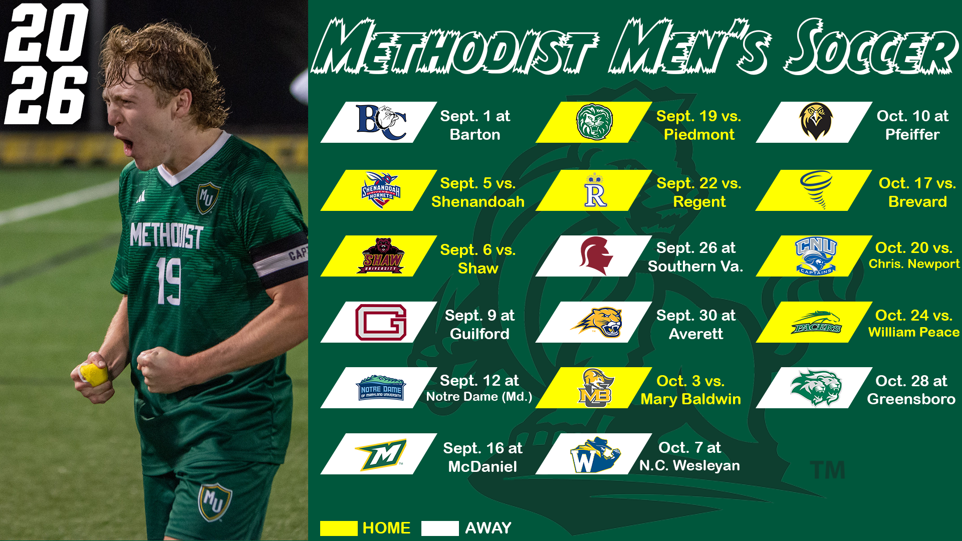  2026 Men's Soccer Schedule Graphic 2.0