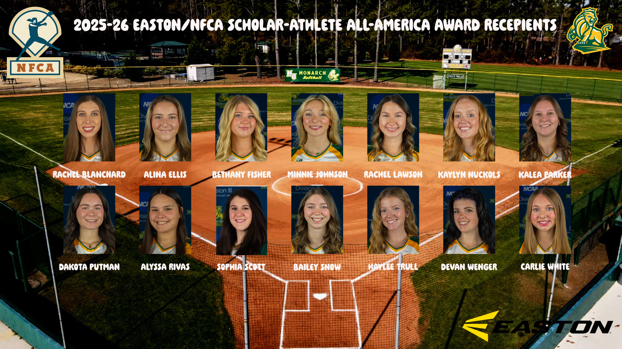 2025-26 NFCA/Easton Scholar-Athletes