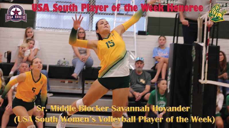 Savannah Hovander USA South POW 9.28.26
