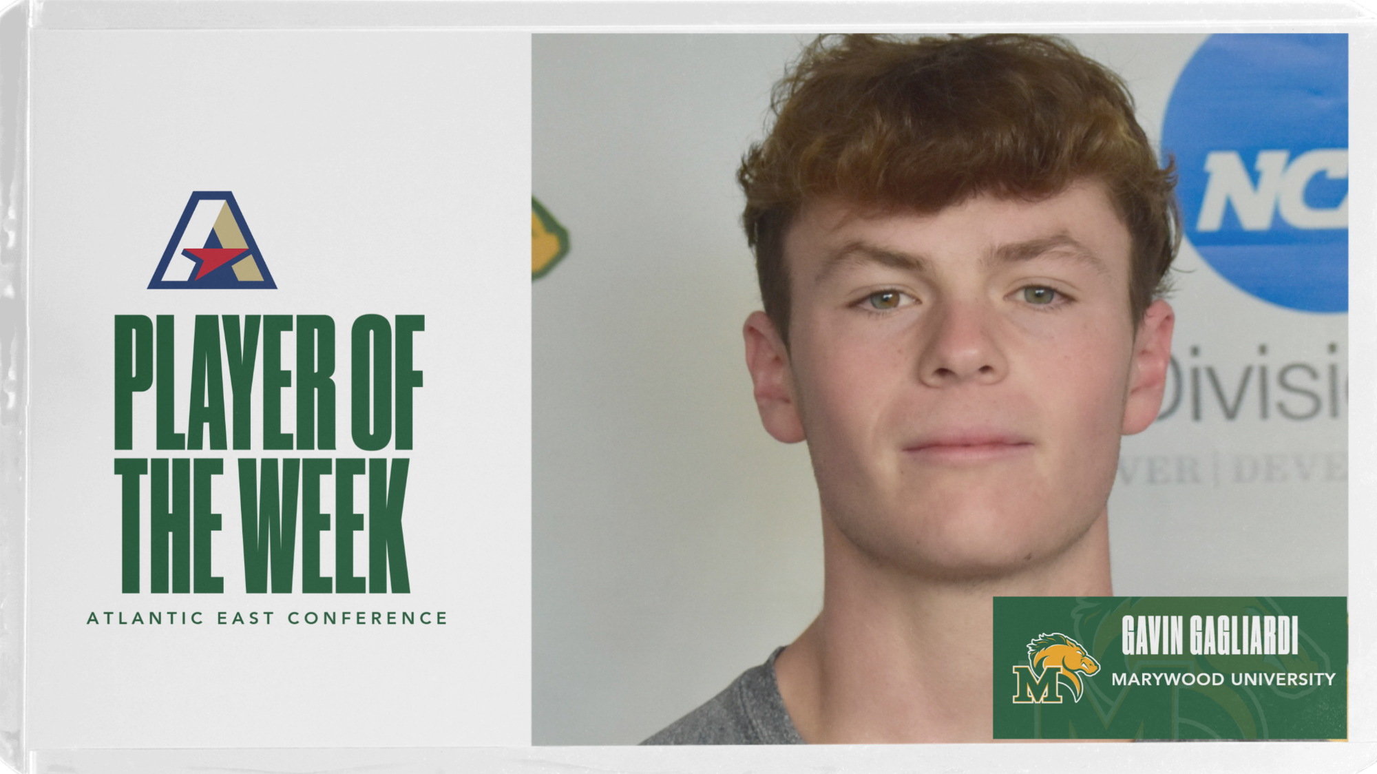 Gagliardi Player of the Week