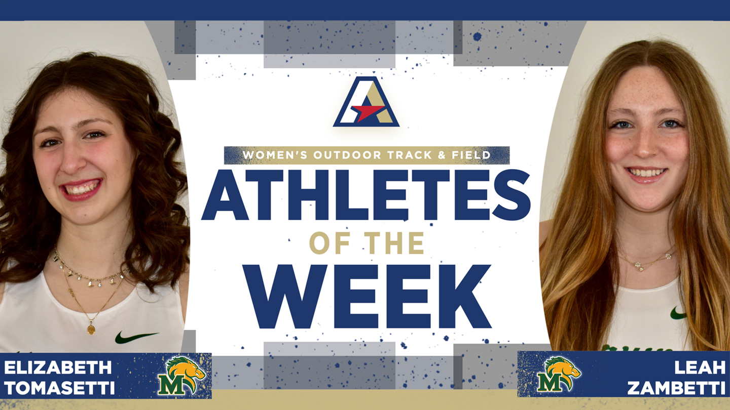 Tomasetti and Zambetti- Outdoor Track & Field Player of the Week