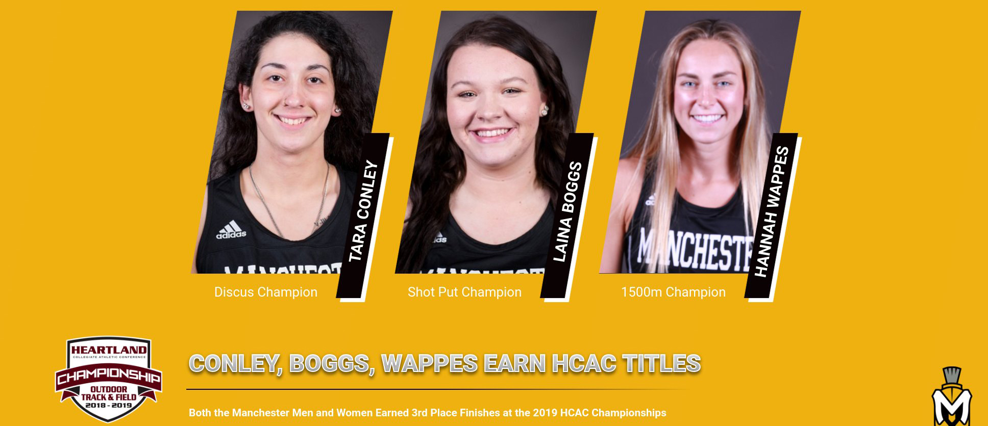 Manchester Track and Field Comes Home 3rd at 2019 HCAC Championships