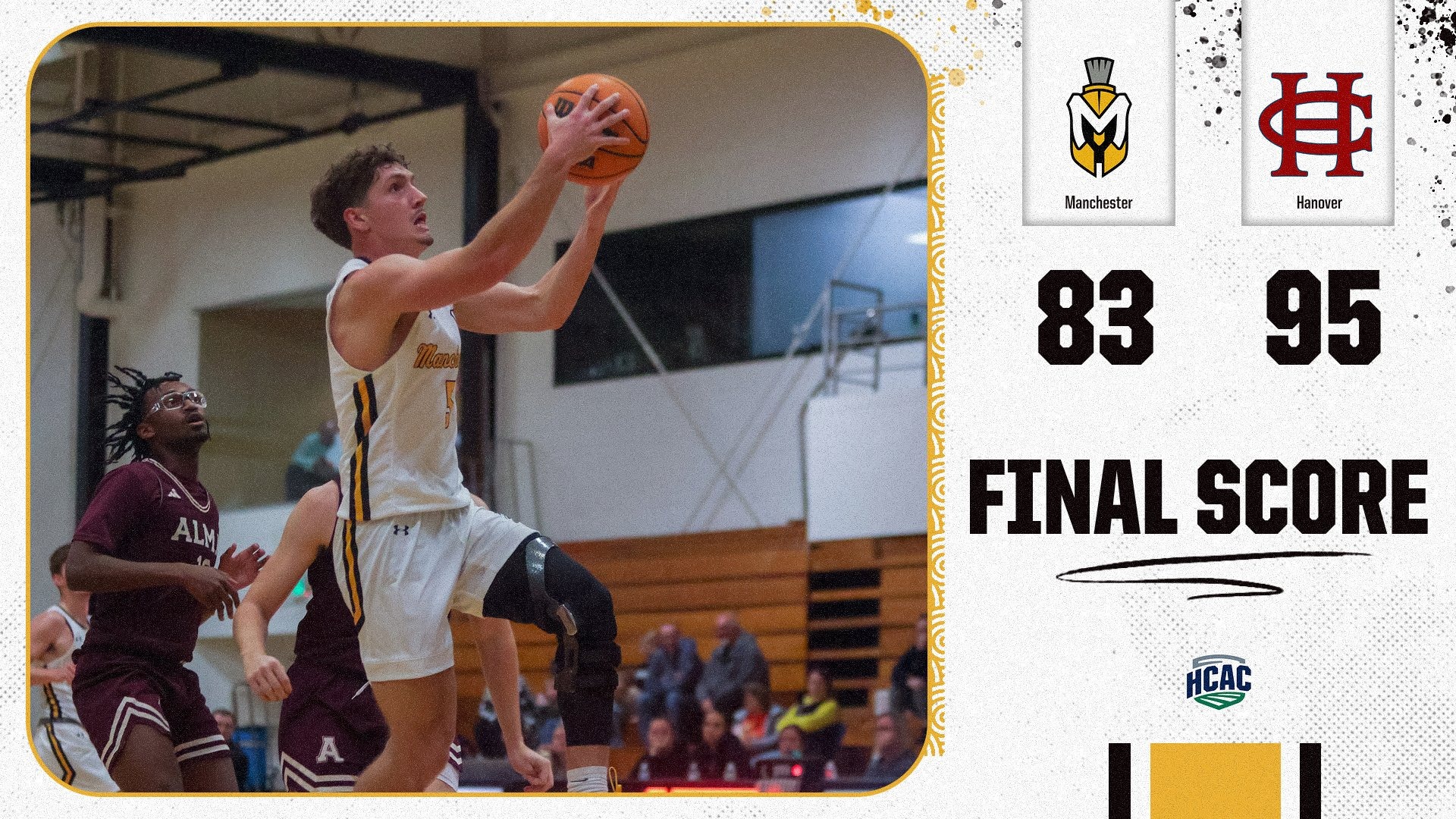 Men's Basketball falls to Hanover