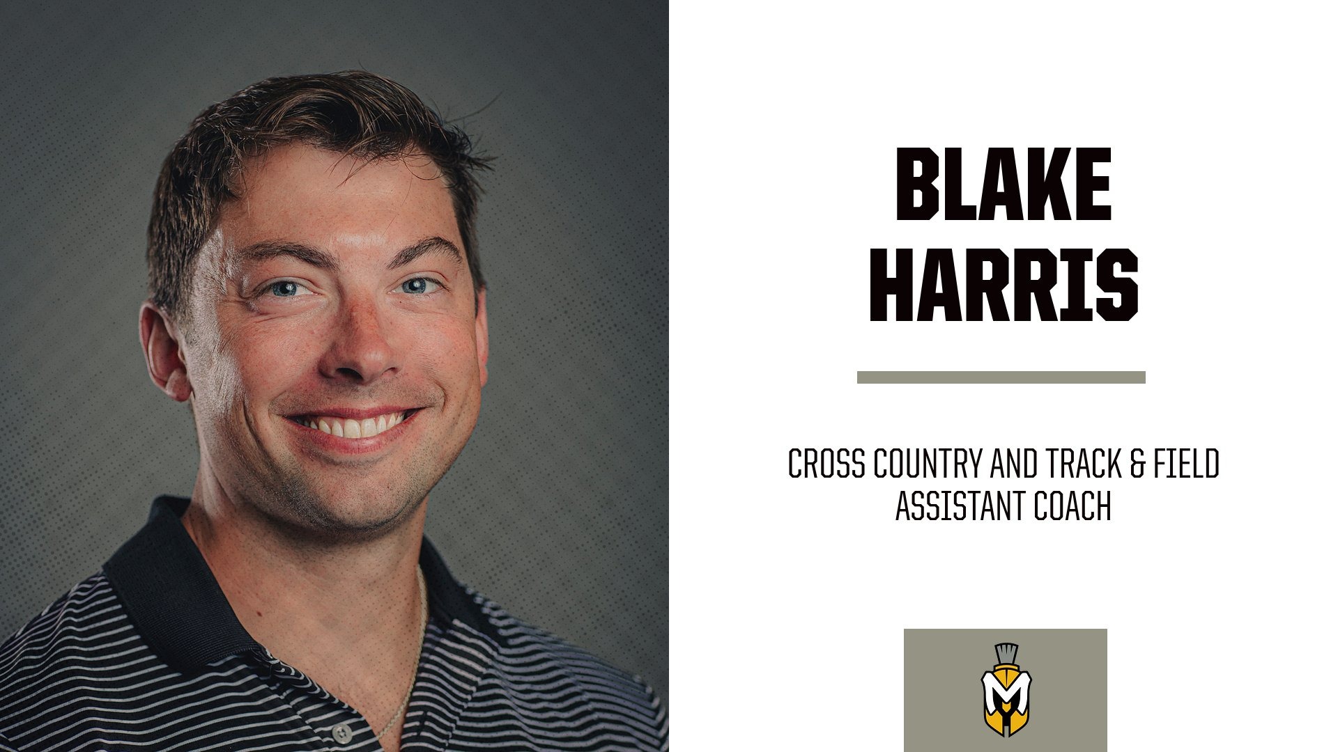 Spartans welcome Blake Harris as new Cross Country and Track & Field Assistant Coach
