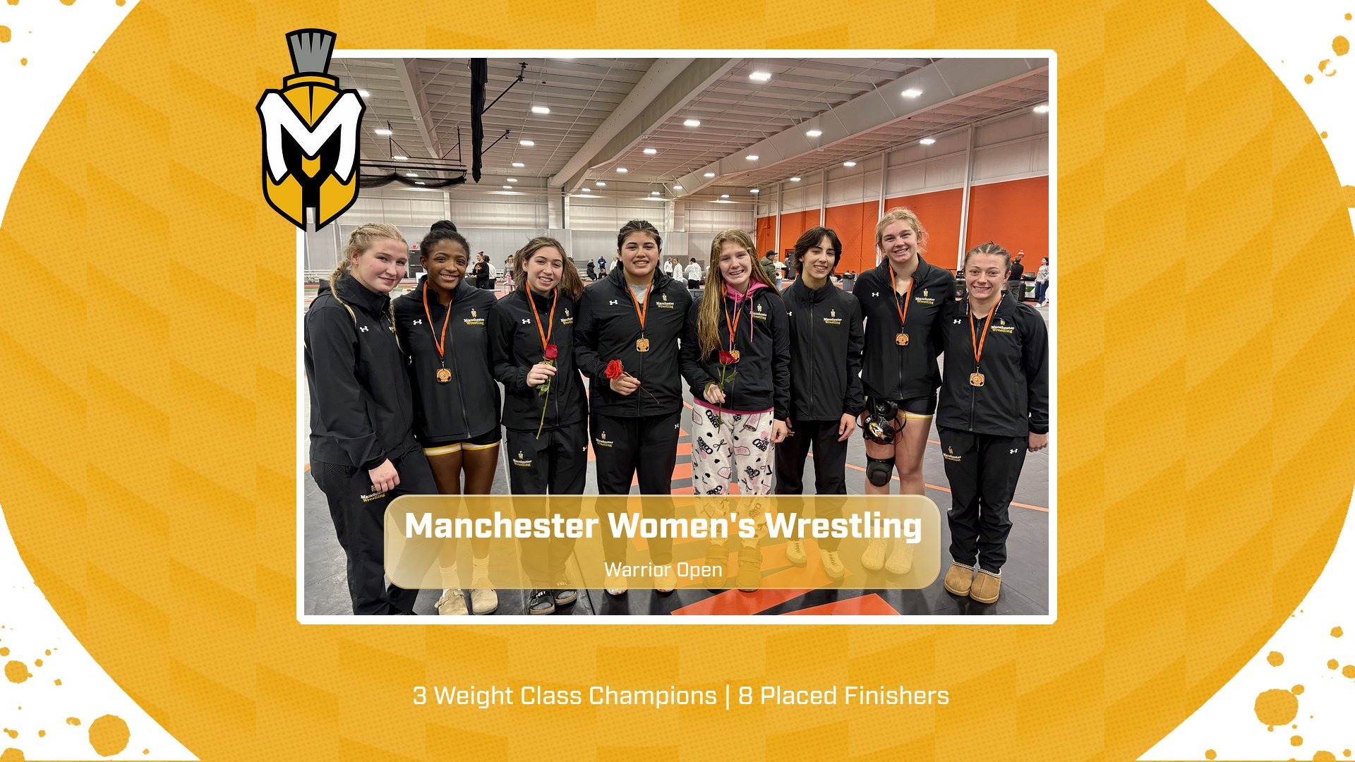 Women's Wrestling Places Eight Finishers at Warrior Open