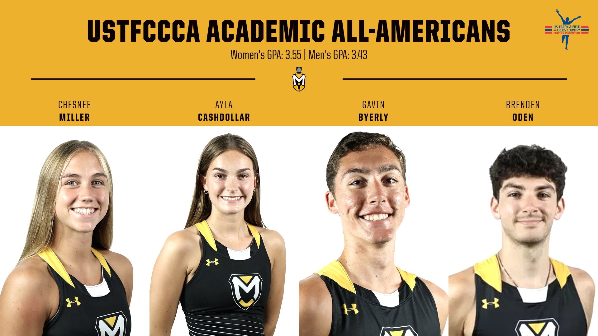 Men's and Women's Cross Country Named Academic All-Americans 