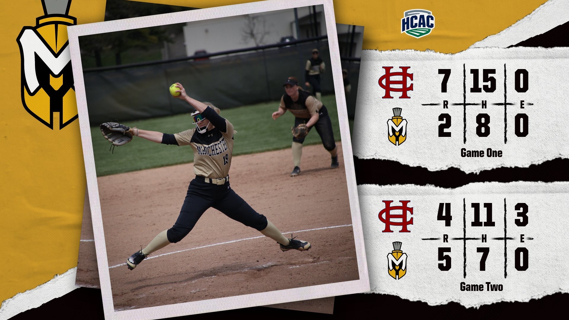 Softball Splits With Hanover