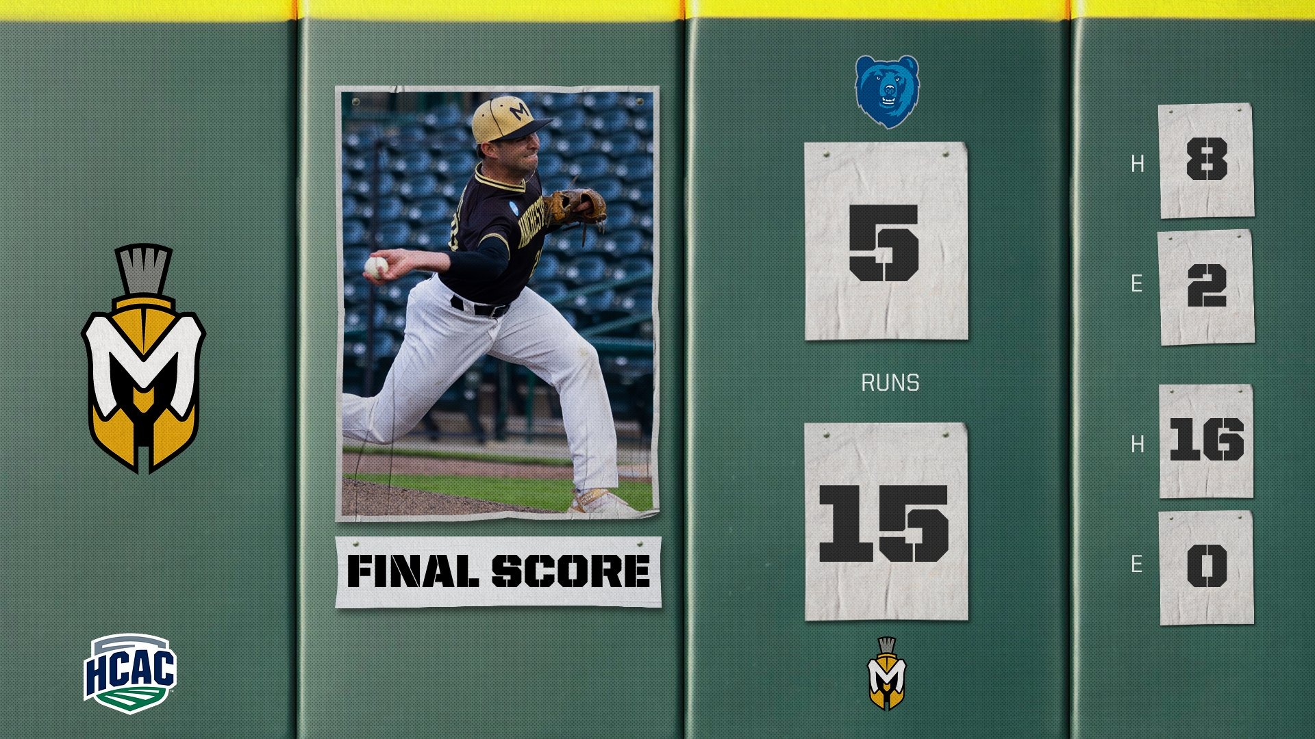 Baseball Sweeps Berea
