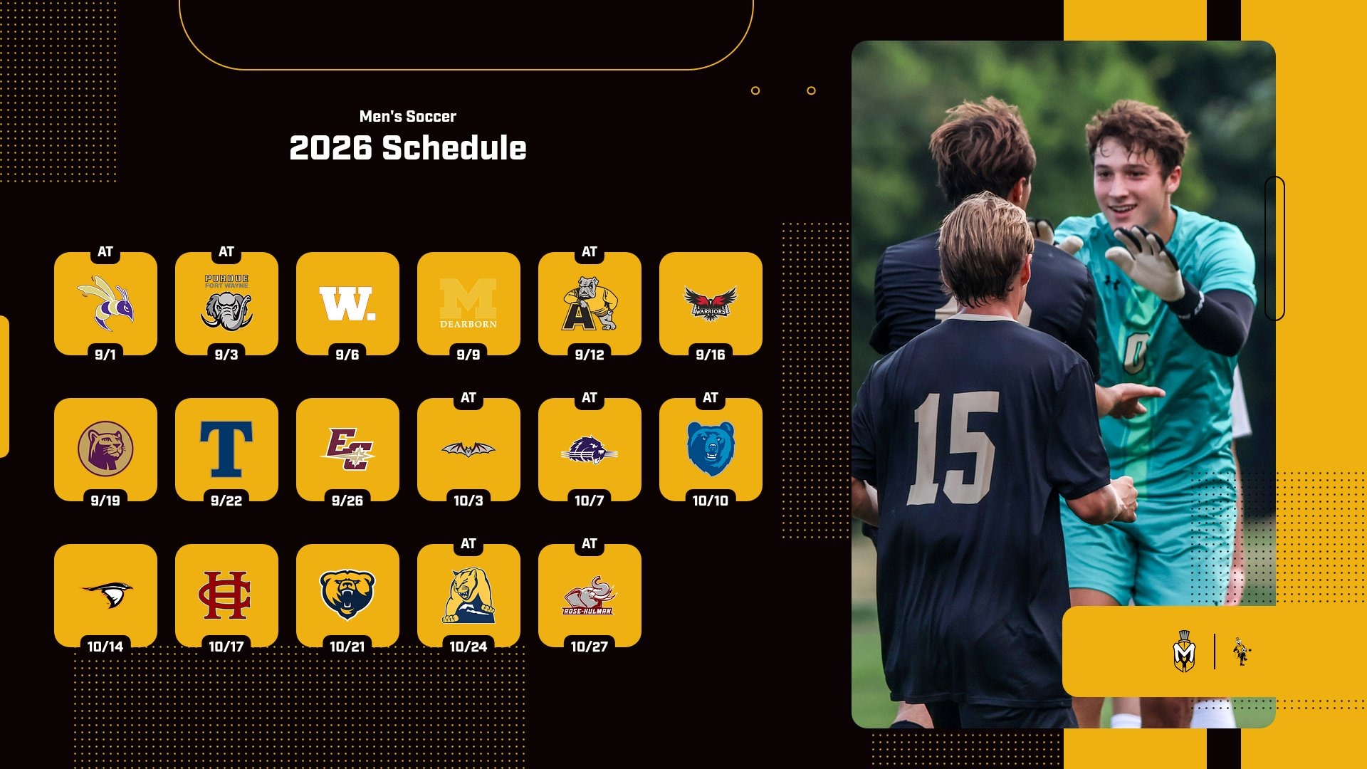 Men's Soccer 2026 Schedule
