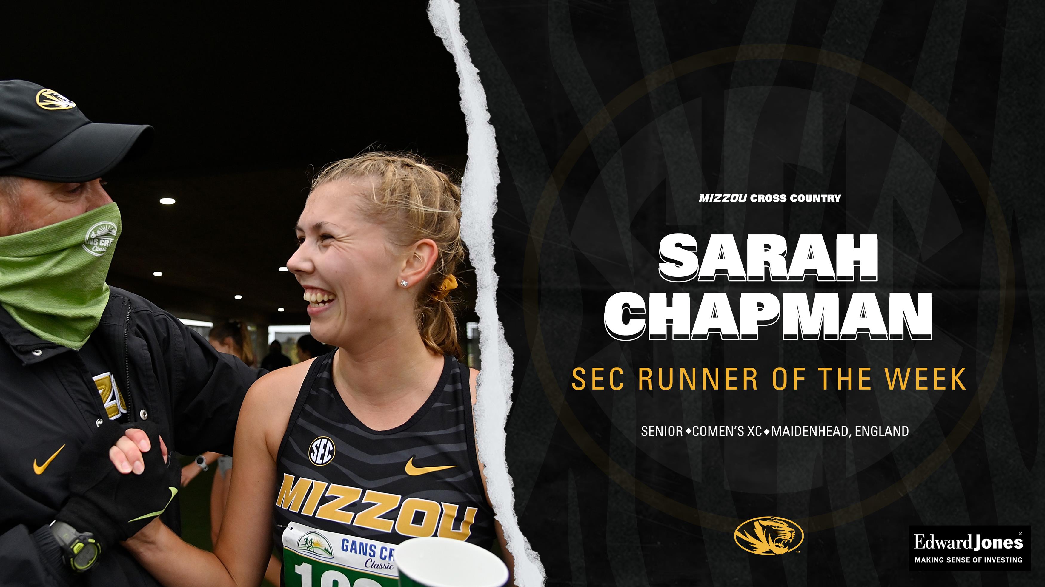 Sarah Chapman named SEC Women's Co-Runner of the Week
