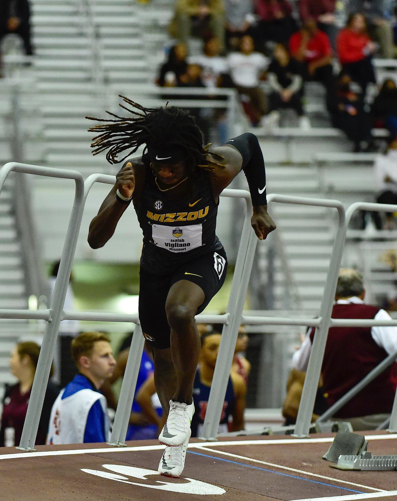 Isaiah Vigliano Track & Field University of Missouri Athletics