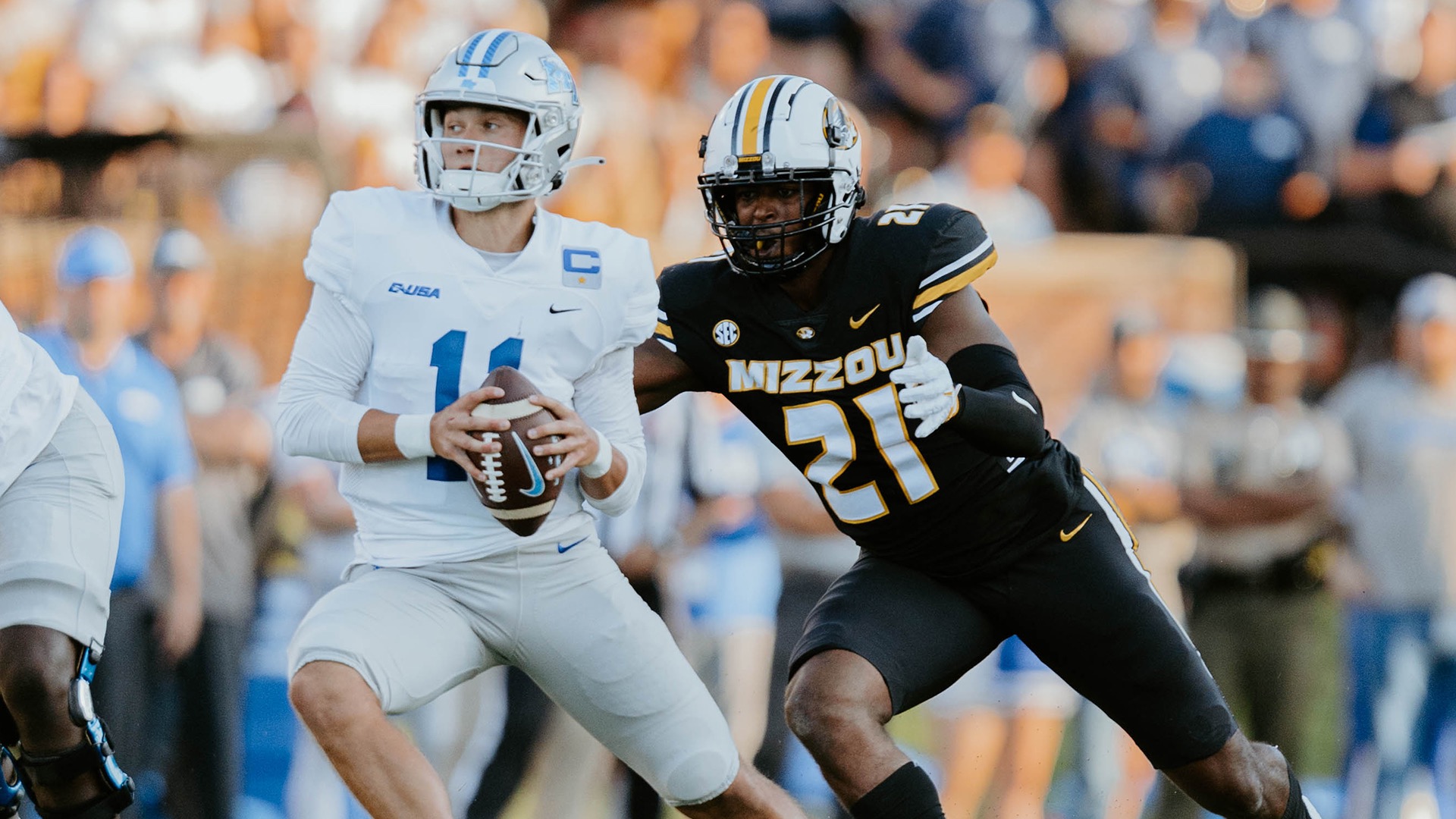 Nyles Gaddy Football University of Missouri Athletics