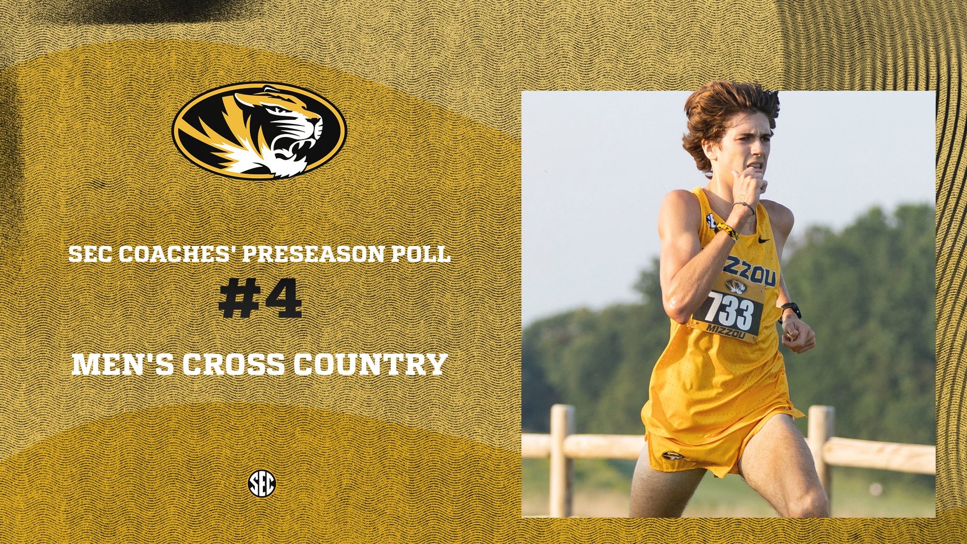 Men's cross country selected to finish fourth in the SEC by the league's coaches. 