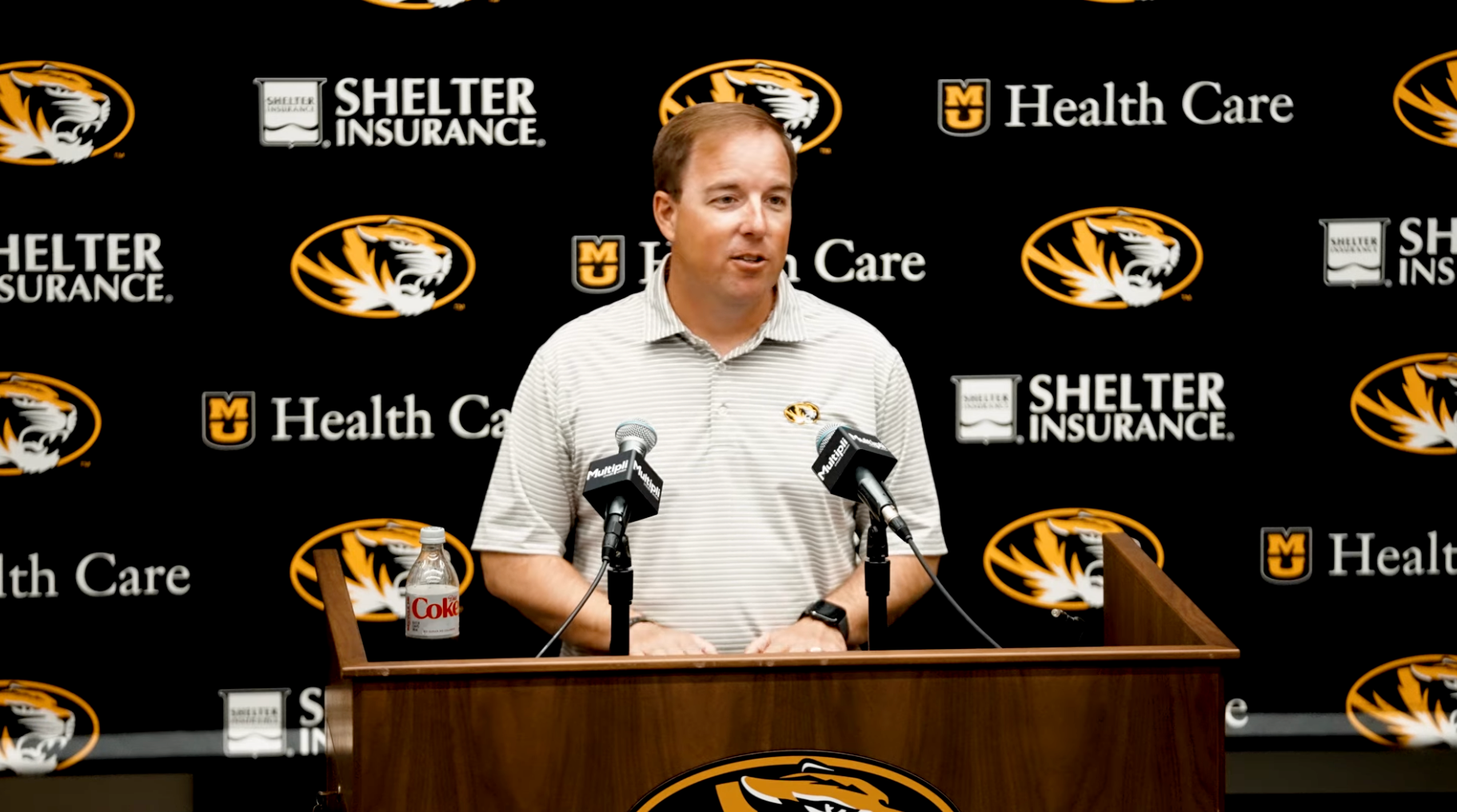 Eli Drinkwitz previews Kansas 9/2/25