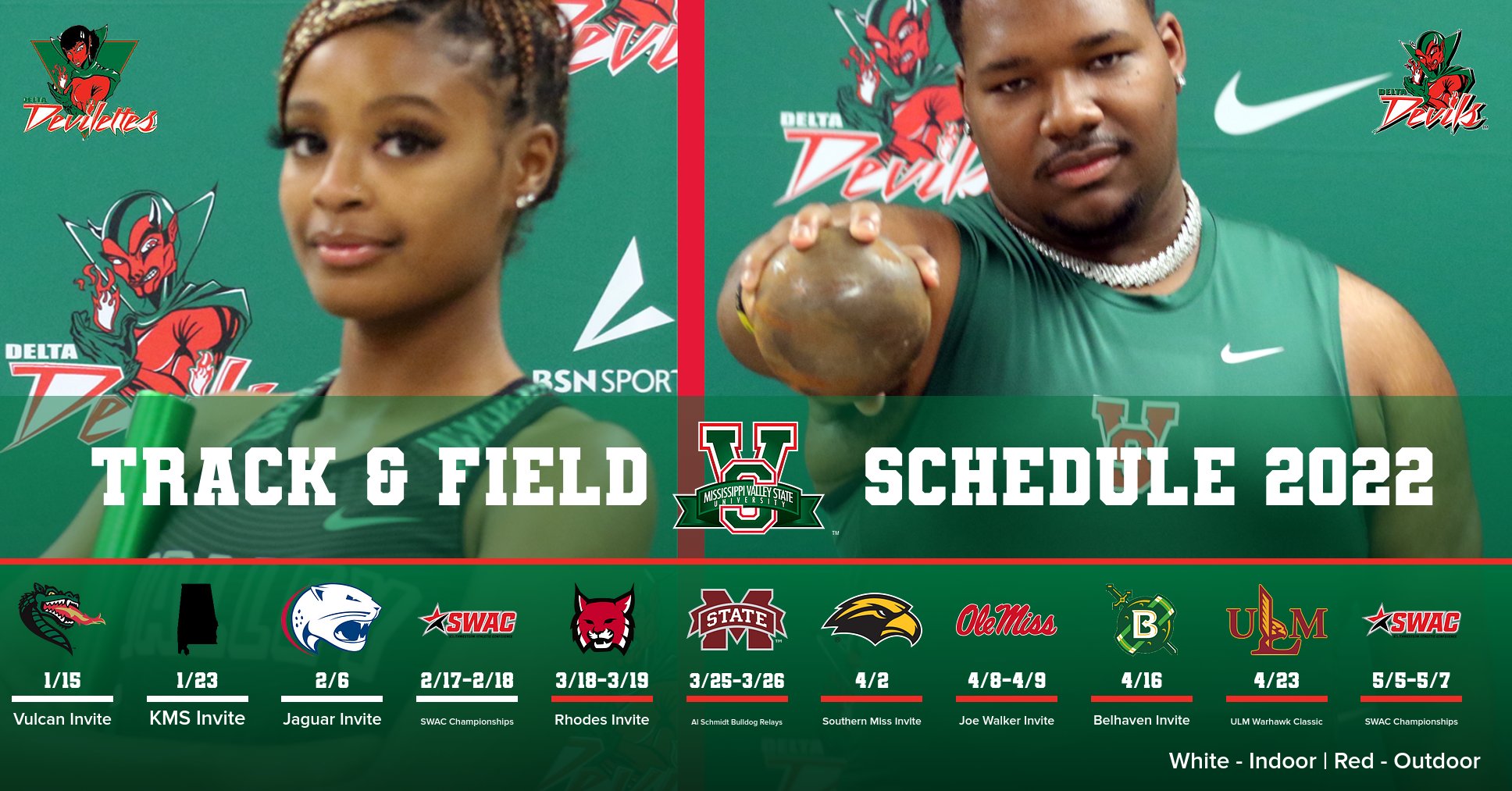 Track & Field Releases Full Indoor & Outdoor Schedule Mississippi