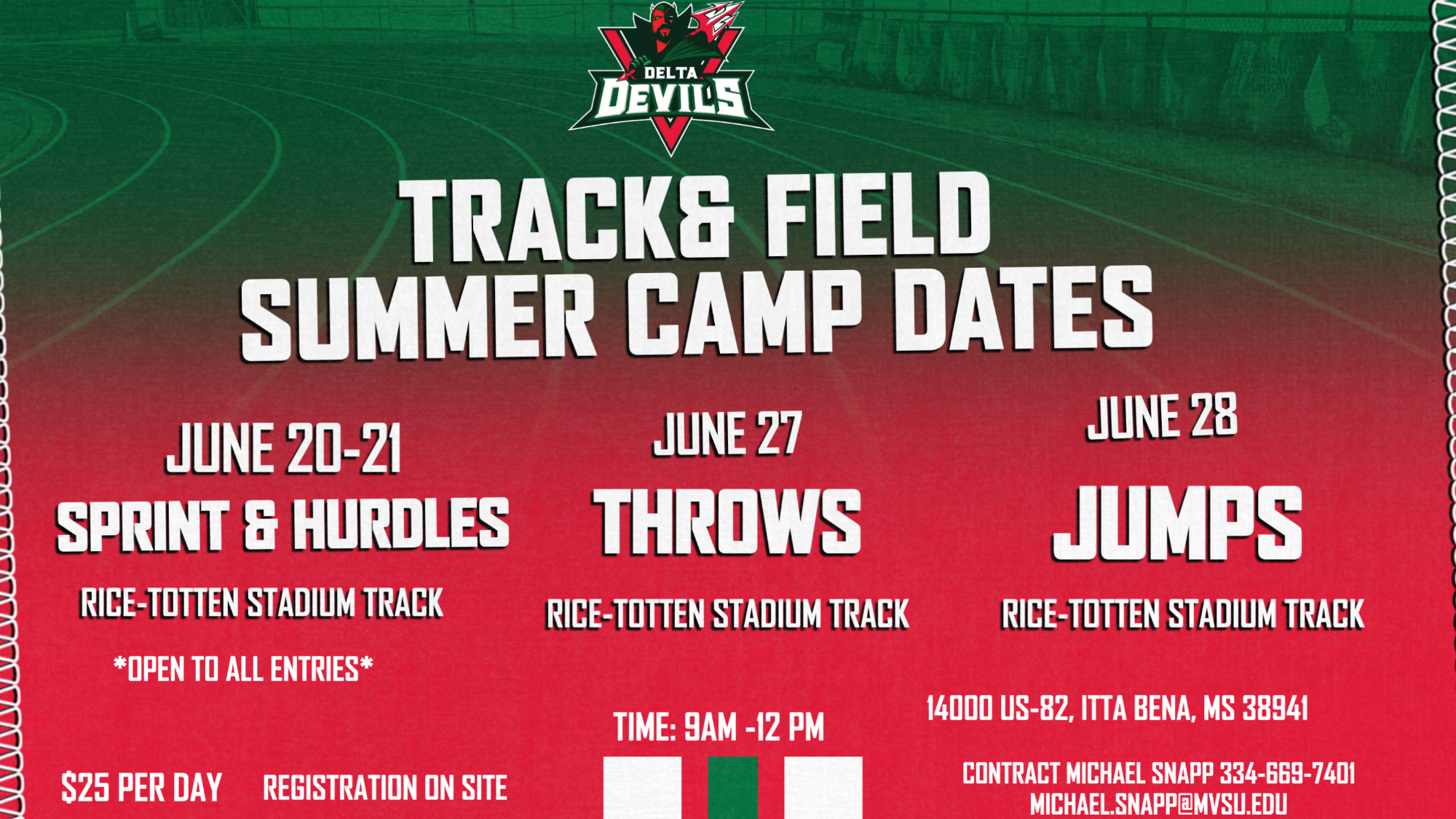 Track and Field Camps